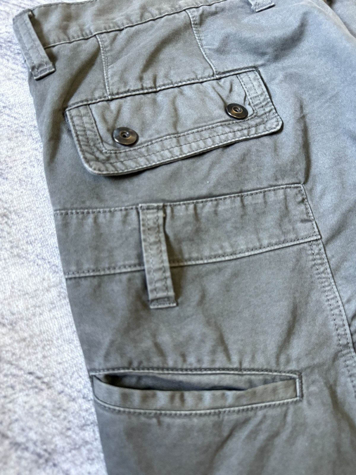 Japanese Brand Tette Homme Plag Bondage Deconstructed Cut & Sew Cargo Pants Size US 32 / EU 48 - 19 Thumbnail