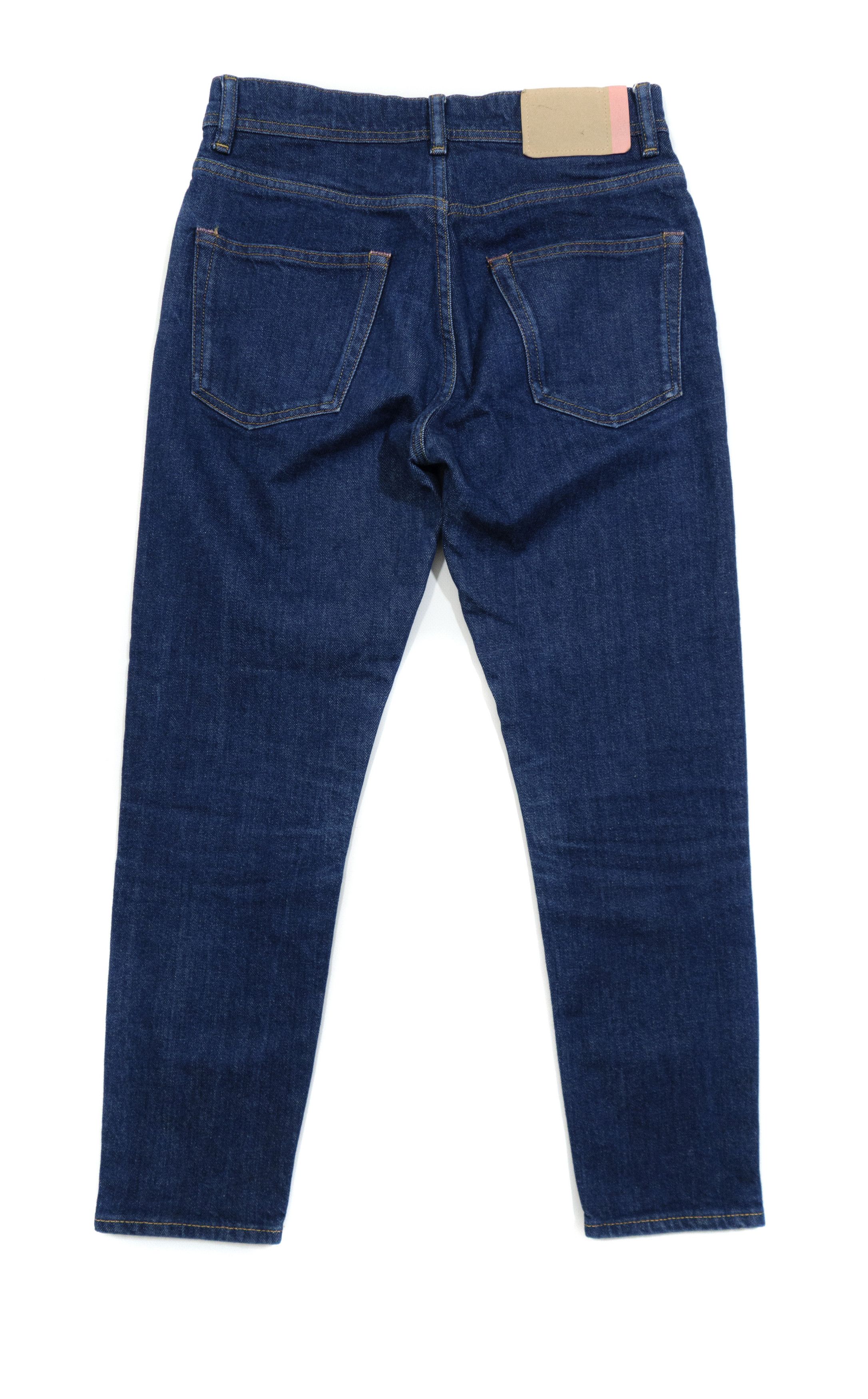 Acne Studios Bla Konst Mid-Rise Slim Cropped Jeans Blue Denim Size 27" / US 4 / IT 40 - 2 Thumbnail