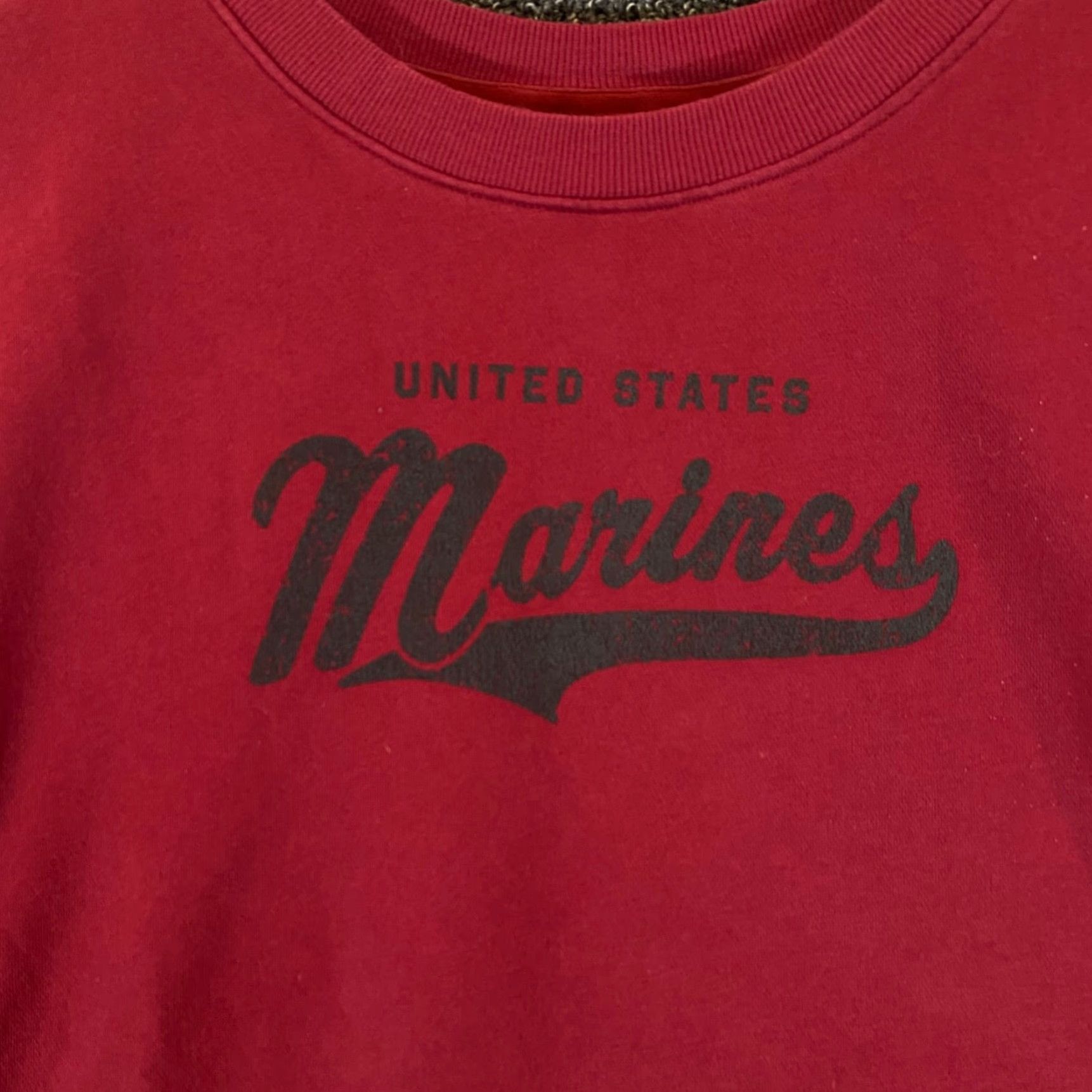 Under Armour Under Armour Marines Pullover Womens Medium Red Crewneck Jacket United States Maries USA Army Military Style Sportswear Shirt Size M / US 6-8 / IT 42-44 - 2 Thumbnail