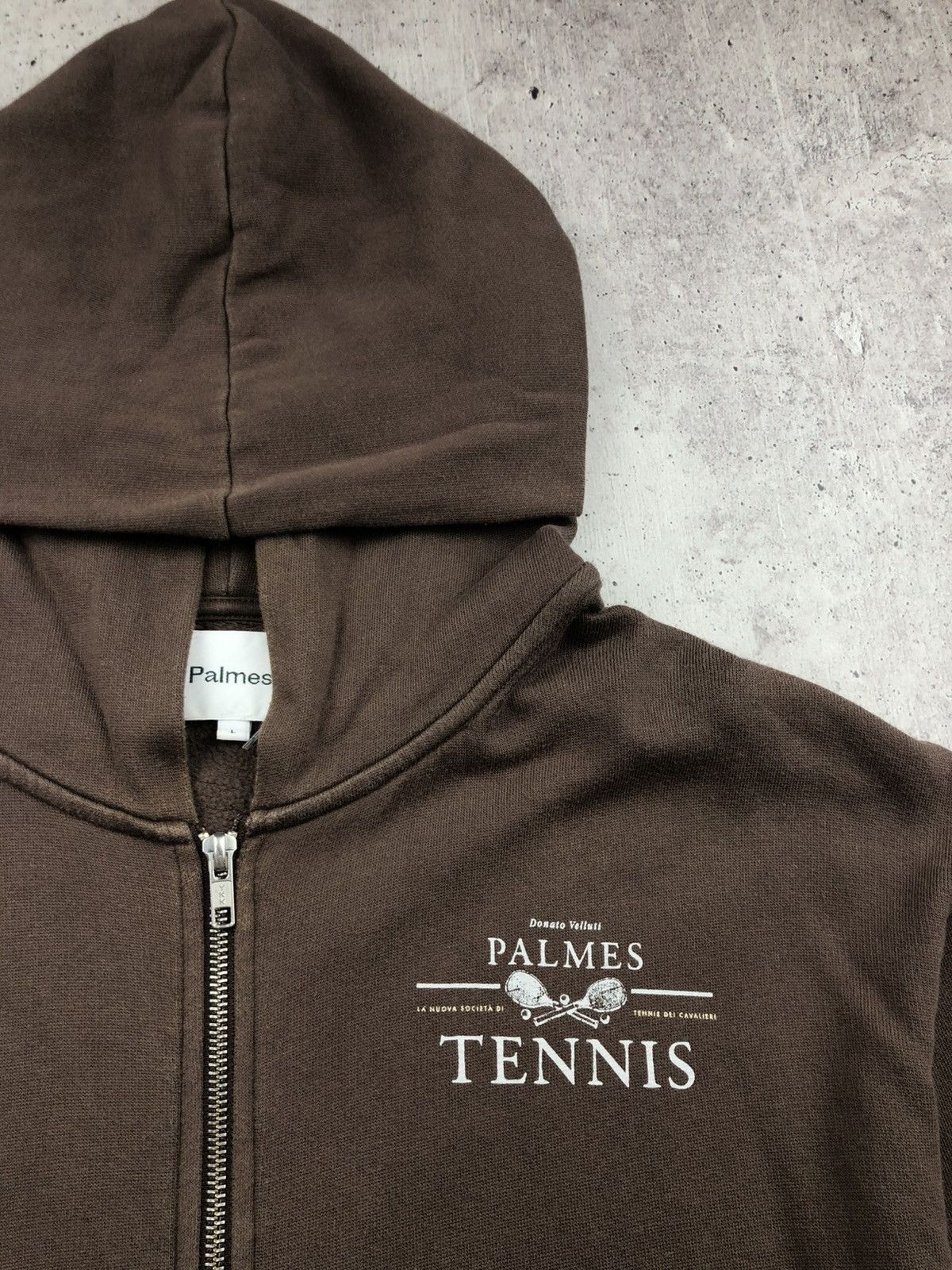 Palmes Palmes Viohi Zip Hoodie Tennis Logo Size US L / EU 52-54 / 3 - 4 Thumbnail