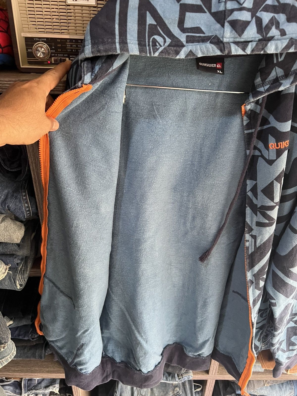 Quiksilver 🔥Quiksilver Fullprinted Zipper Hoodie Size US M / EU 48-50 / 2 - 9 Thumbnail