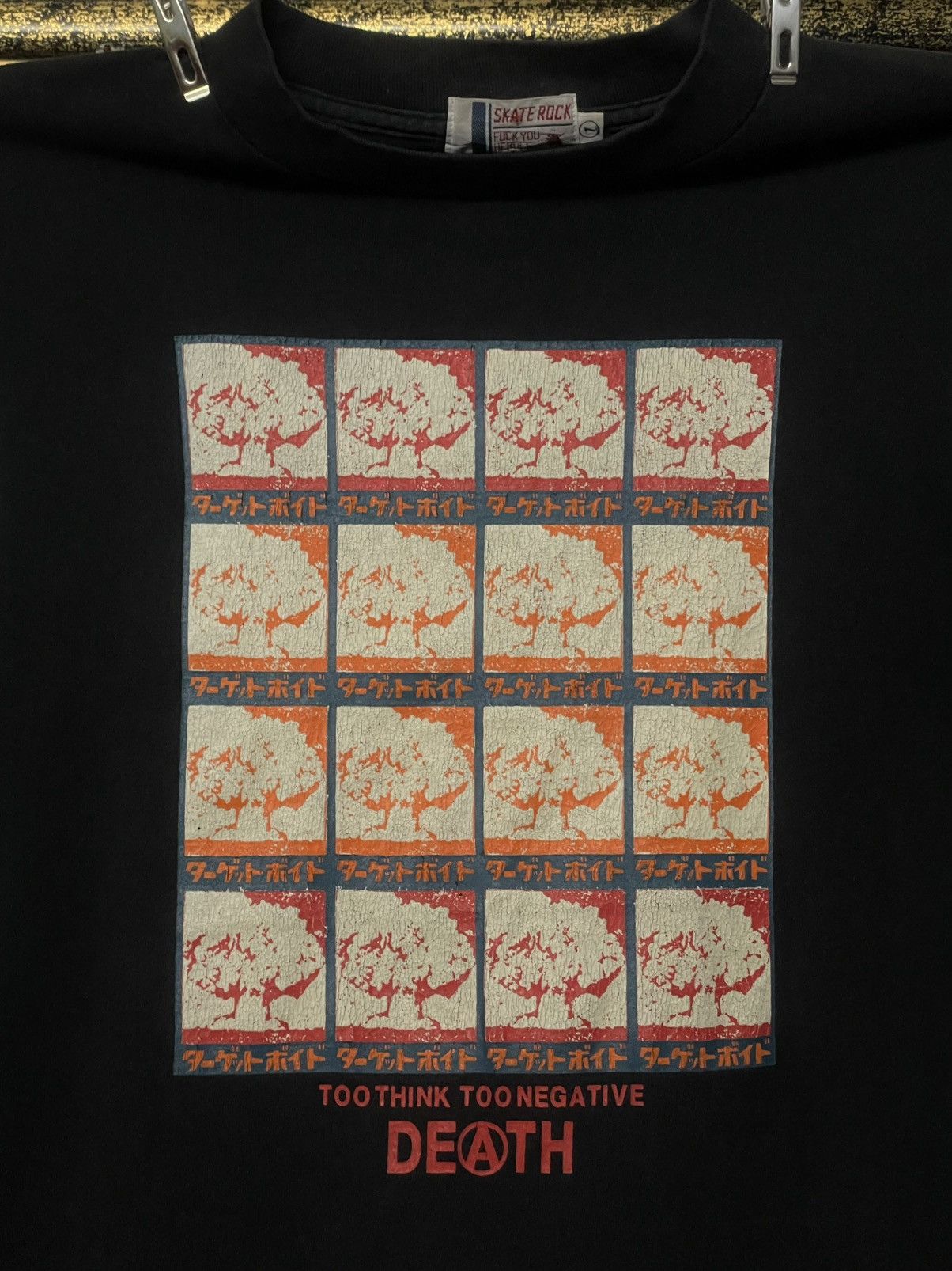 Vintage Vintage 1990s Single Stitch Japan Fuck U Heroes Skate Tshirt Size US S / EU 44-46 / 1 - 3 Thumbnail