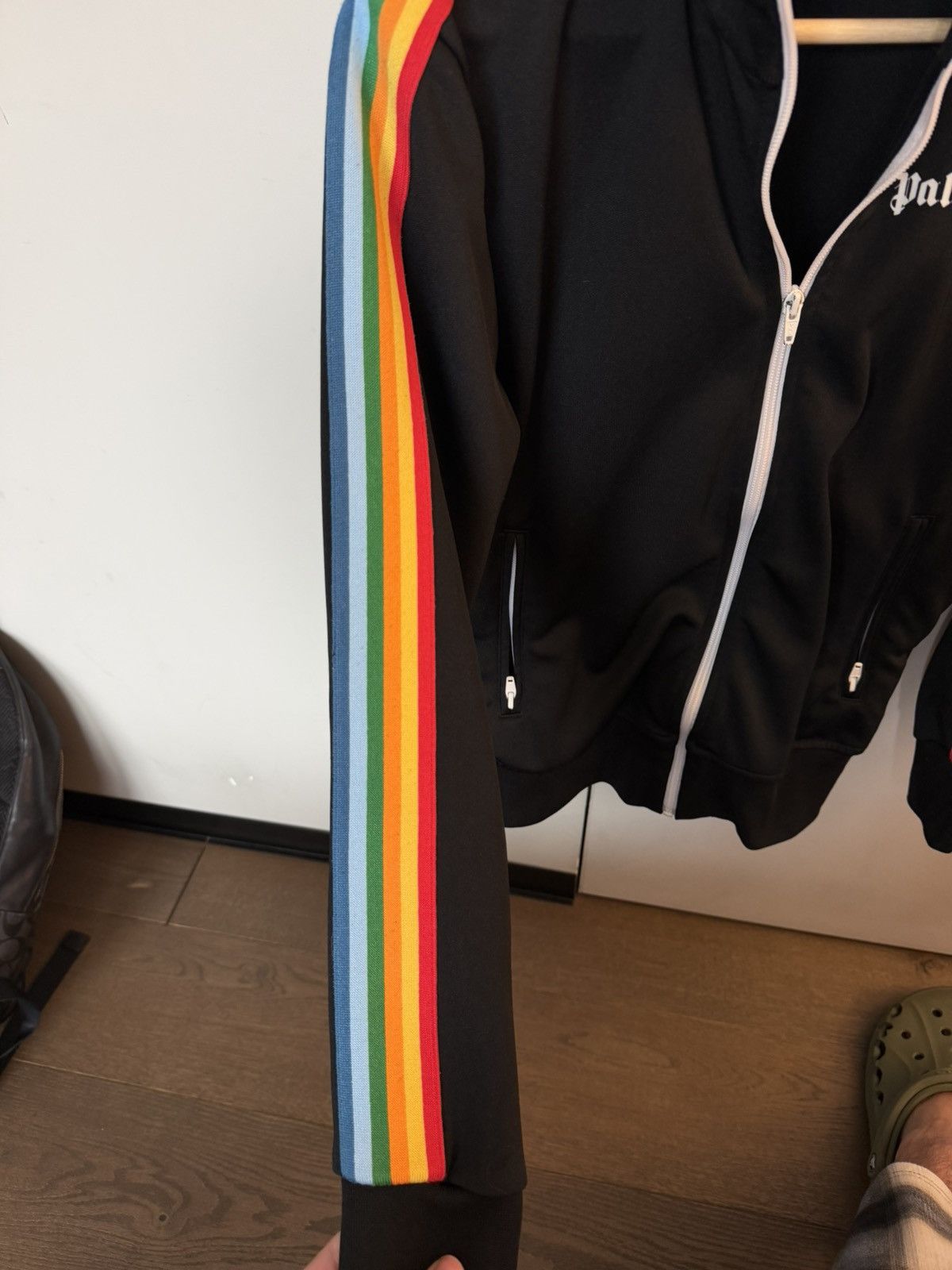Palm Angels Palm Angels Rasta Colour Zip Hoodie Size US XS / EU 42 / 0 - 7 Thumbnail