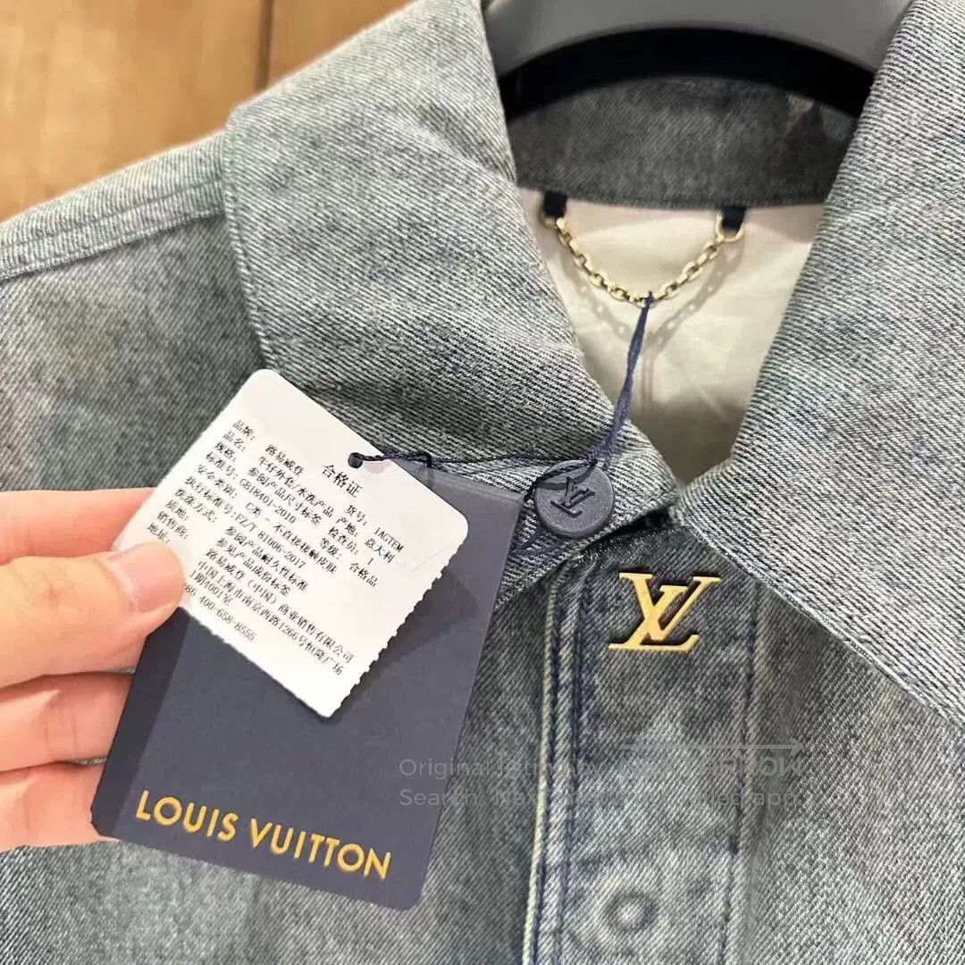 Louis Vuitton louis vuitton gray denim jacket for men. Size US L / EU 52-54 / 3 - 3 Thumbnail