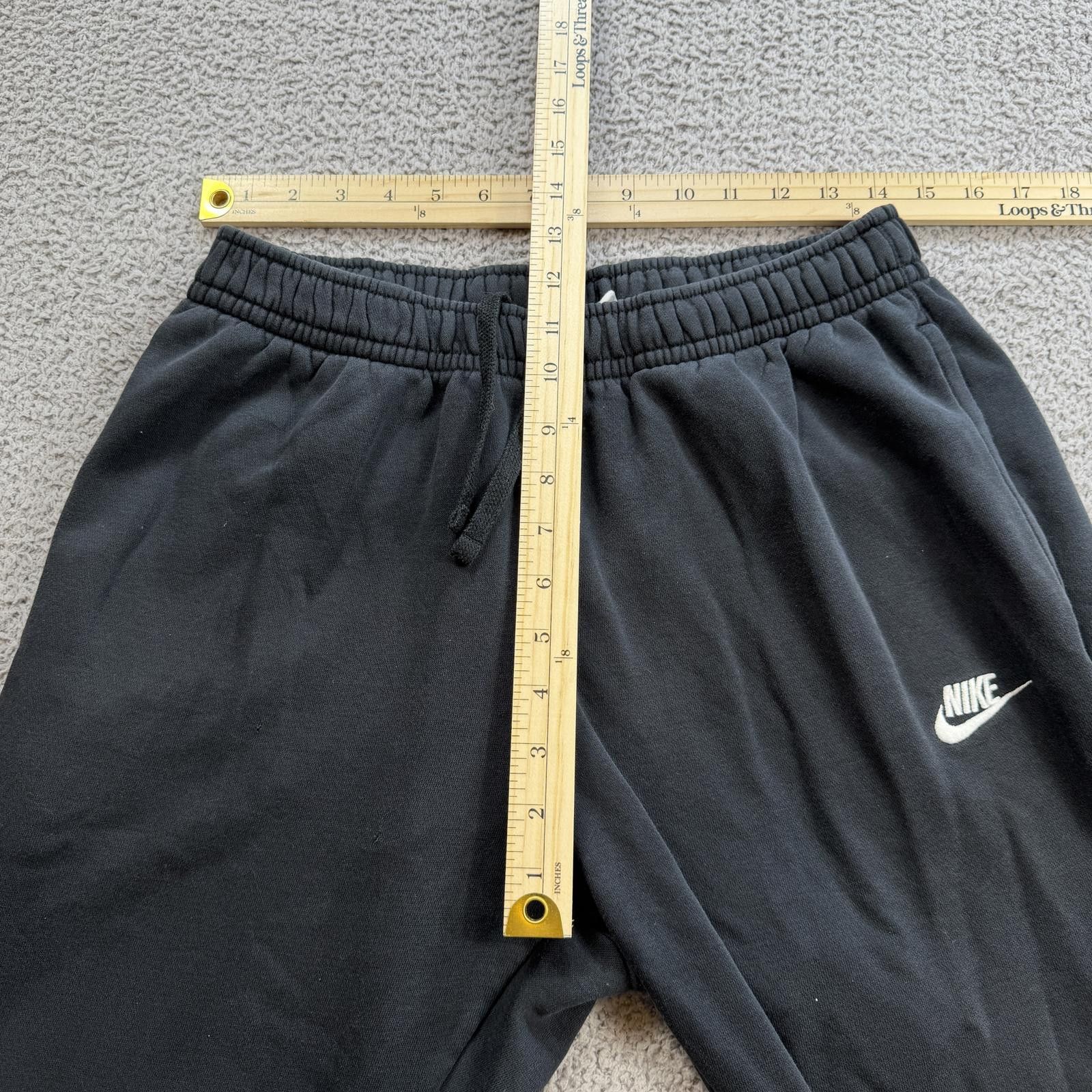 Nike Nike Mens Jogger Sweatpants Large Black Fleece Embroidered Size US 34 / EU 50 - 3 Thumbnail