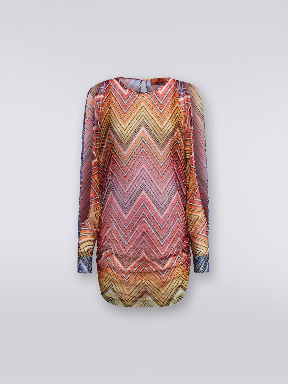 Missoni o1mle0425 Zig-Zag Beach Dress in Multicolor Size XS / US 0-2 / IT 36-38 - 1 Thumbnail