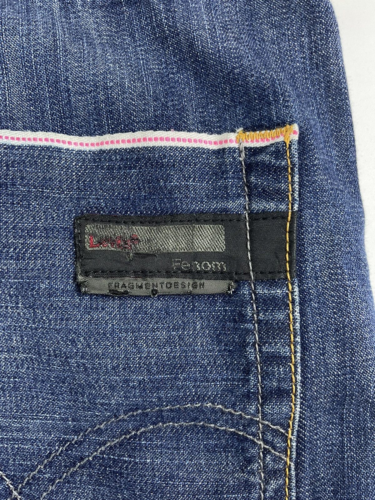 Fragment Design × Levi's Levis Fenom S/S'09 Yellow FLash Denim Size US 36 / EU 52 - 8 Thumbnail