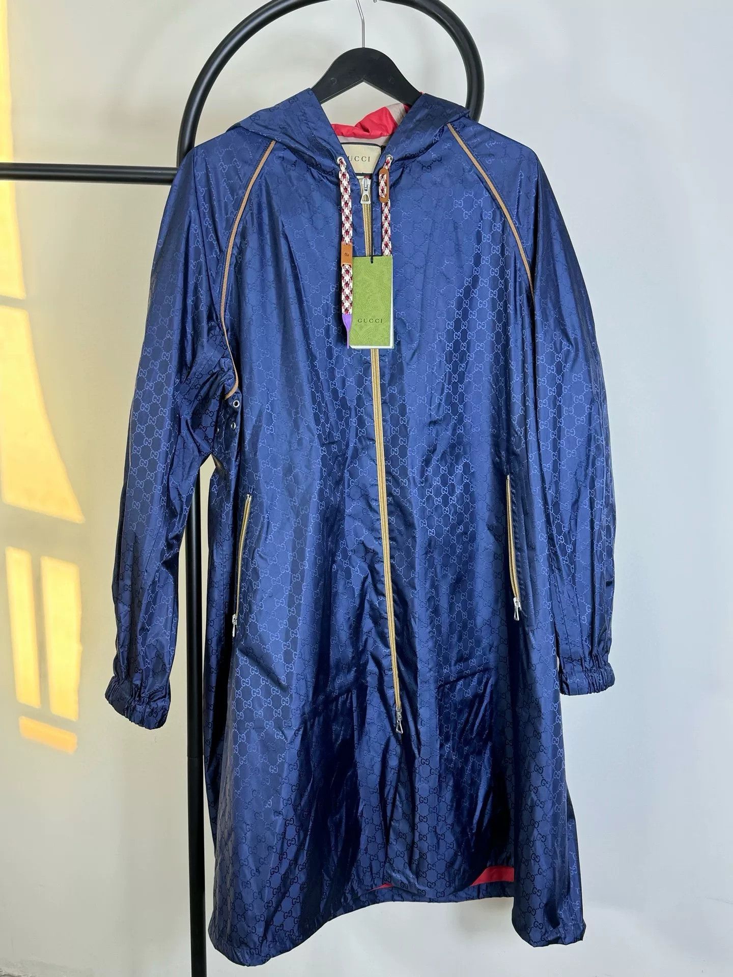 Gucci Gucci Printed Graphic Blue Light Jacket 23 Men Size US XS / EU 42 / 0 - 1 Thumbnail