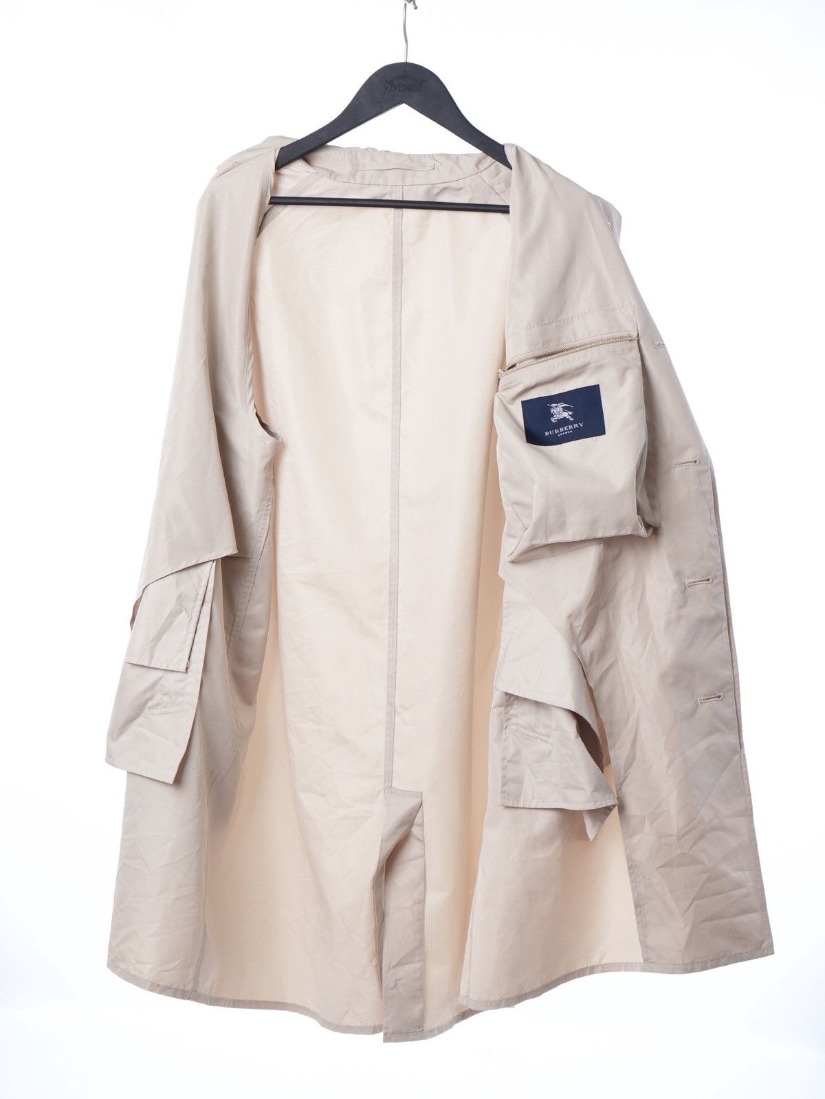 Burberry 🔥 Vintage BURBERRY Nylon Trench Coat Size US M / EU 48-50 / 2 - 7 Thumbnail