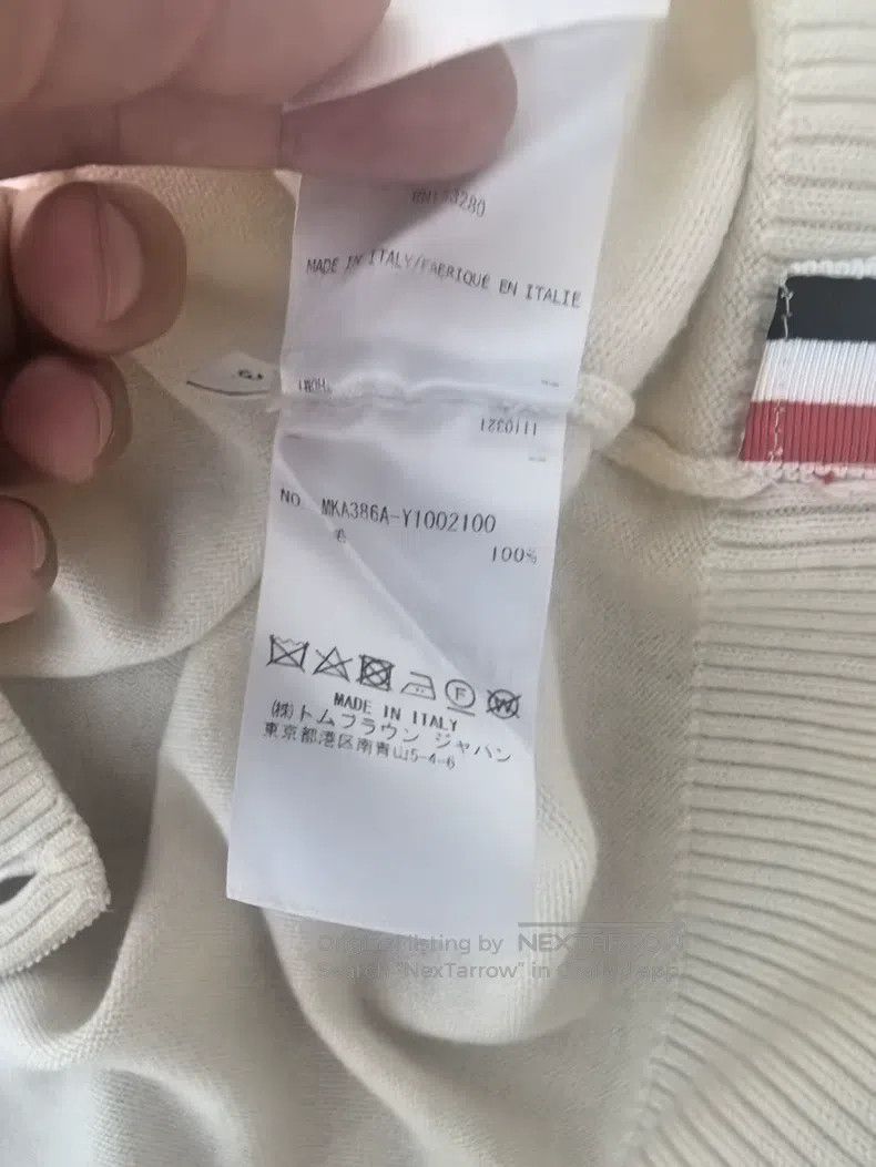 Thom Browne Thom Browne Wool Sweater Size US L / EU 52-54 / 3 - 6 Thumbnail