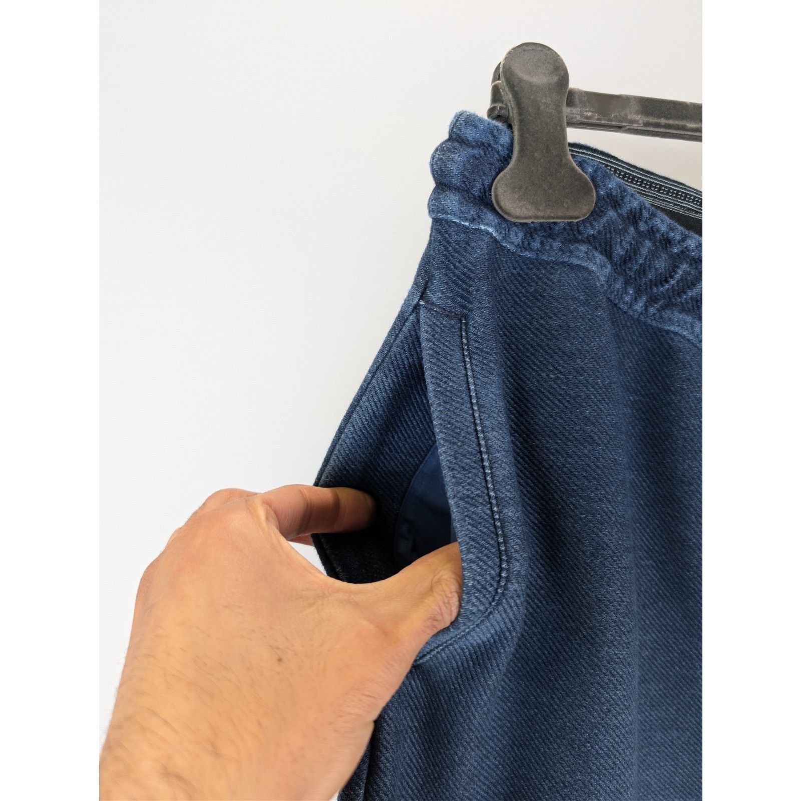Loewe o1rshd1 Drawstring Denim Trousers in Indigo Blue Size US 34 / EU 50 - 7 Thumbnail