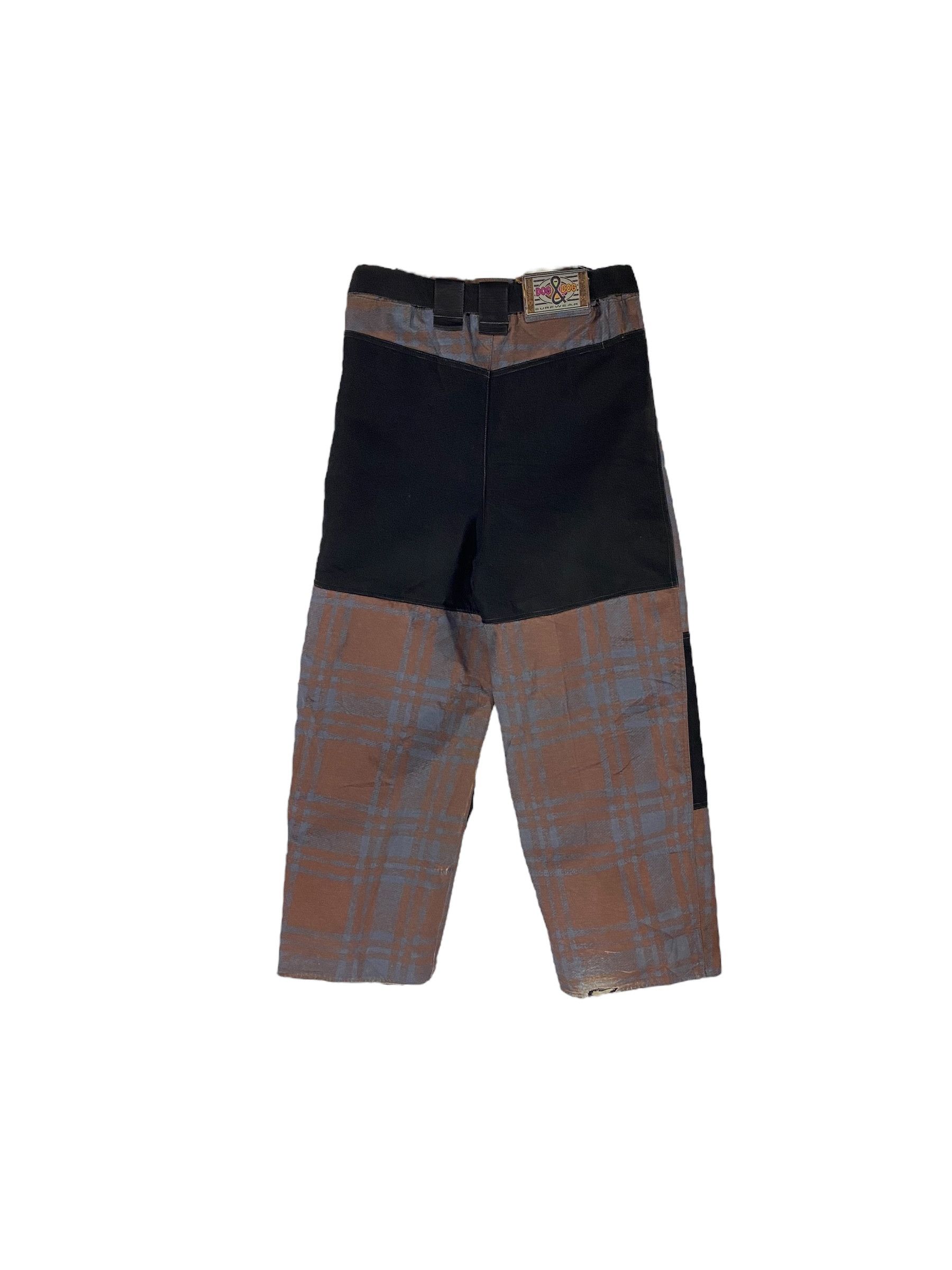 Other Vintage 90s Dog & dog surfwear plaid hardshell pant Size US 33 - 2 Thumbnail