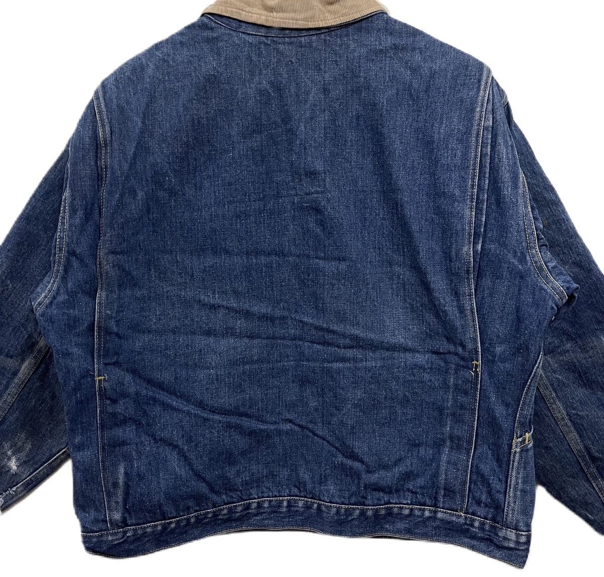 Vintage Vintage Big Smith Denim Jacket Distressed Size US L / EU 52-54 / 3 - 4 Thumbnail