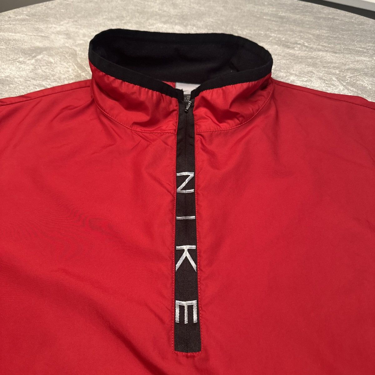 Nike × Vintage Vintage Nike Quarter Zip Windbreaker Red Anorak Lightweight Size US XXL / EU 58 / 5 - 2 Thumbnail