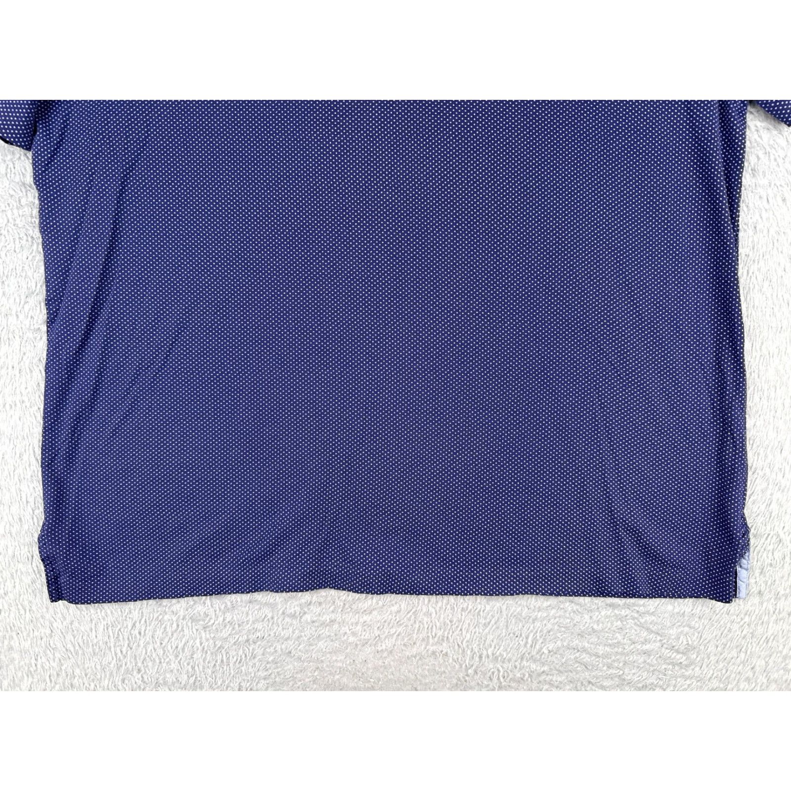 Ralph Lauren VINTAGE Ralph Lauren Polo Golf Shirt Adult L Blue Polka Dot 100% Cotton Men Slim Button Collared Size US L / EU 52-54 / 3 - 5 Thumbnail