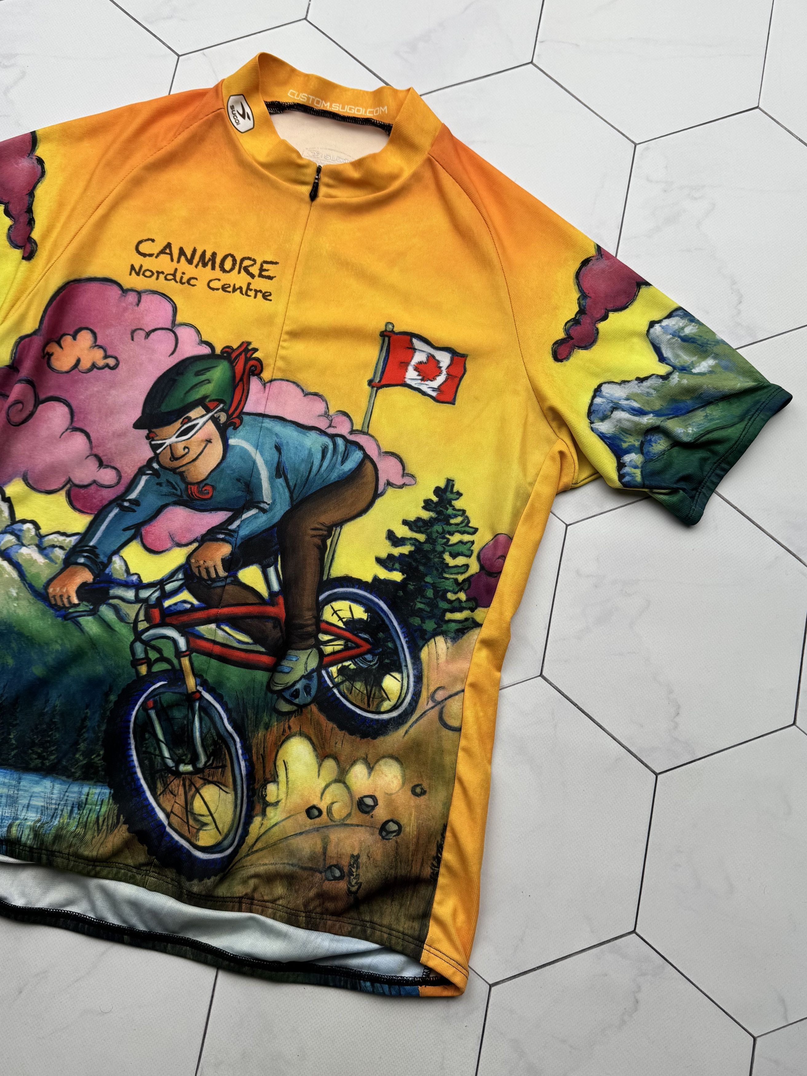 Japanese Brand Sugoi Cycle Jersey (B5) Size US XL / EU 56 / 4 - 3 Thumbnail