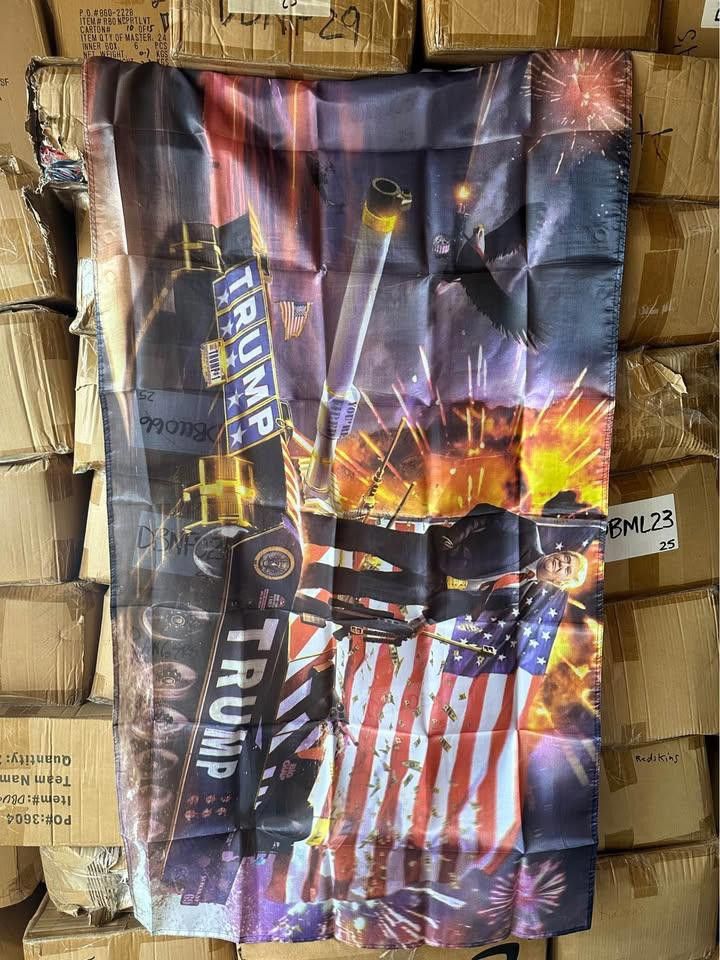 Designer TRUMP TANK FLAGS 3x5 Size ONE SIZE - 2 Thumbnail
