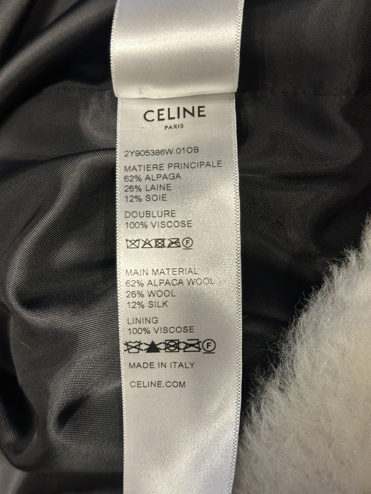 Celine Alpaca zebra print zip up jacket Size US M / EU 48-50 / 2 - 11 Thumbnail