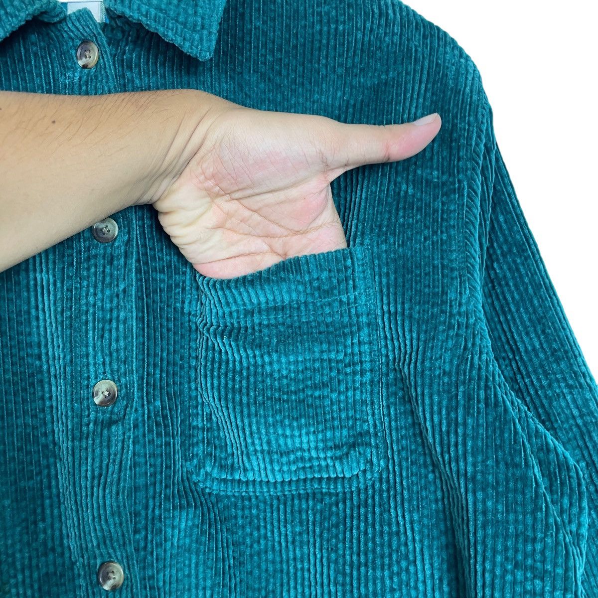L.L. Bean L.L.Bean Plaid Corduroy Button Up Jacket Size US XS / EU 42 / 0 - 8 Thumbnail