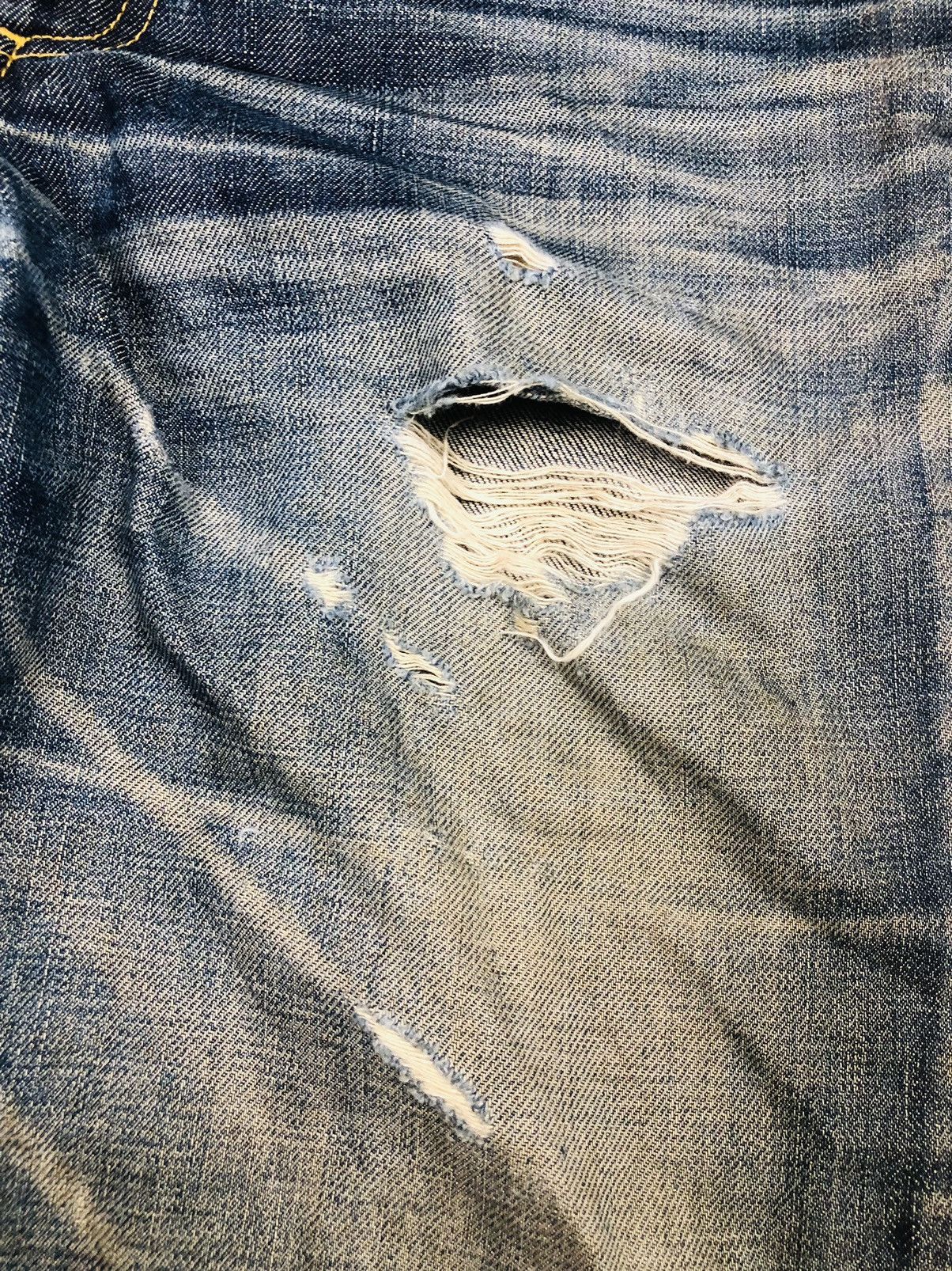 Lee Lee Vintage Flare Jeans High Waist Distressed (37) Size US 30 / EU 46 - 9 Thumbnail