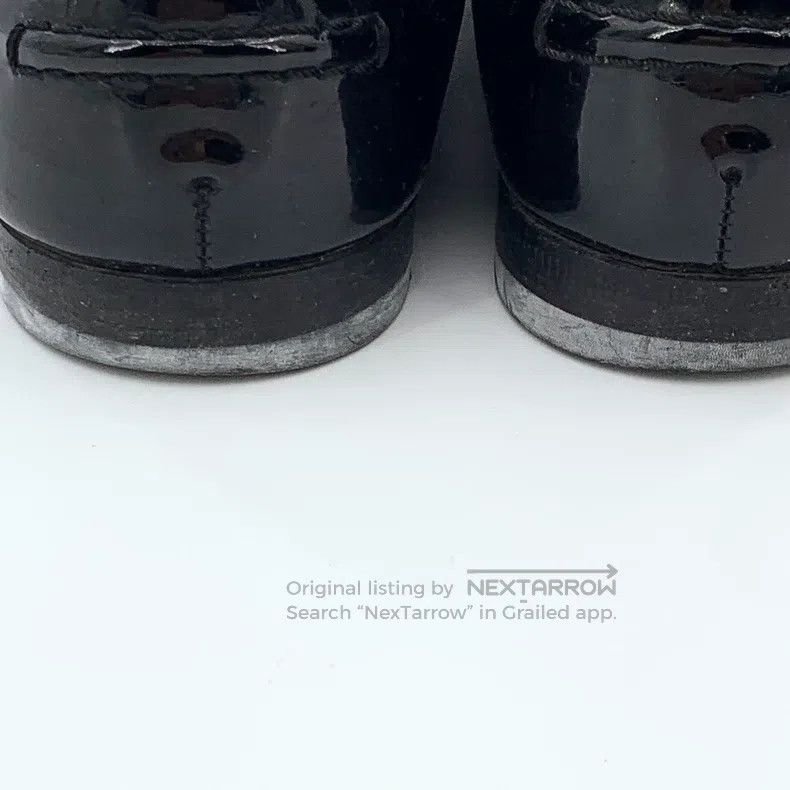 Gucci Gucci Black patent leather shiny horse buckle casual flat Size US 5 / IT 35 - 9 Thumbnail