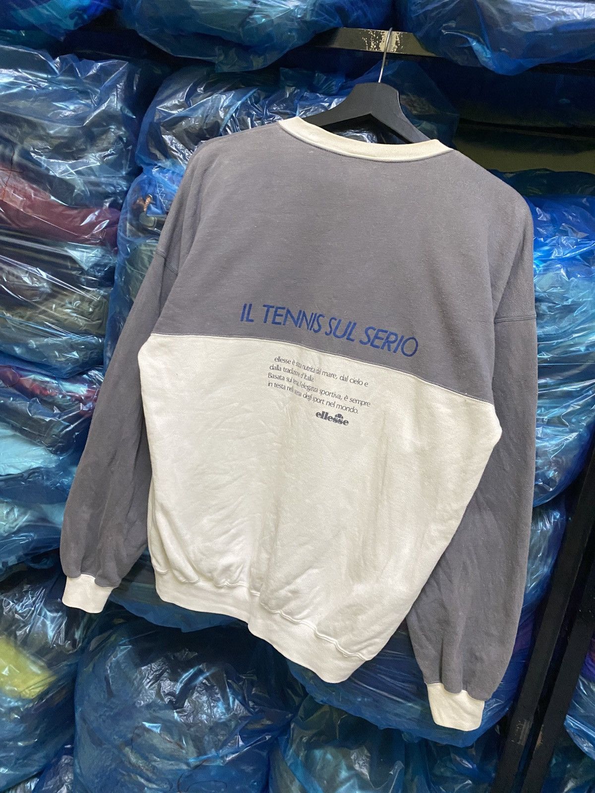 Ellesse Vintage Ellesse ITALY “Il Tennis Sul Serio” Crewneck Size US M / EU 48-50 / 2 - 9 Thumbnail
