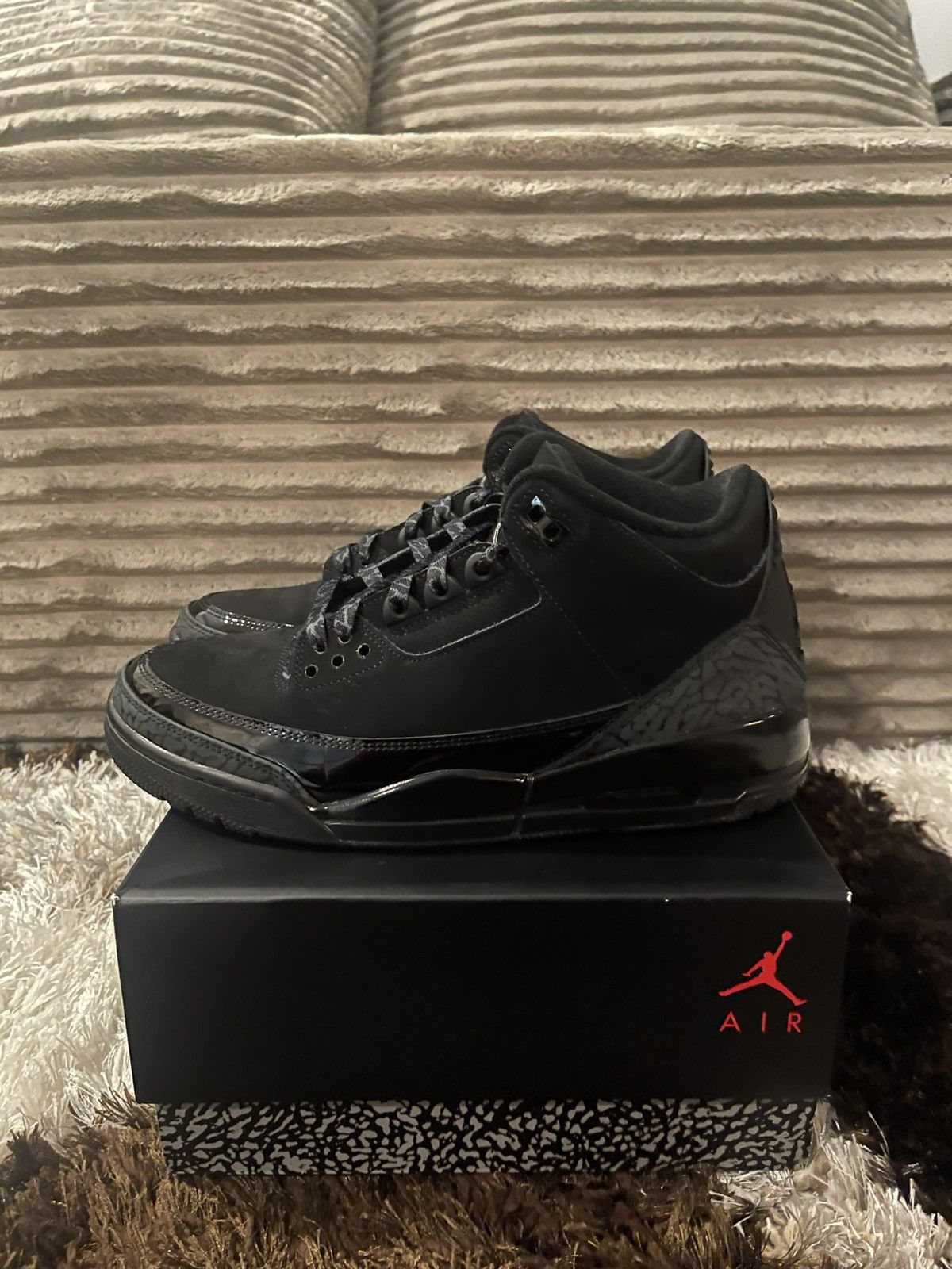 Jordan Brand Black Cat 3s size 9 Size US 9 / EU 42 - 1 Thumbnail