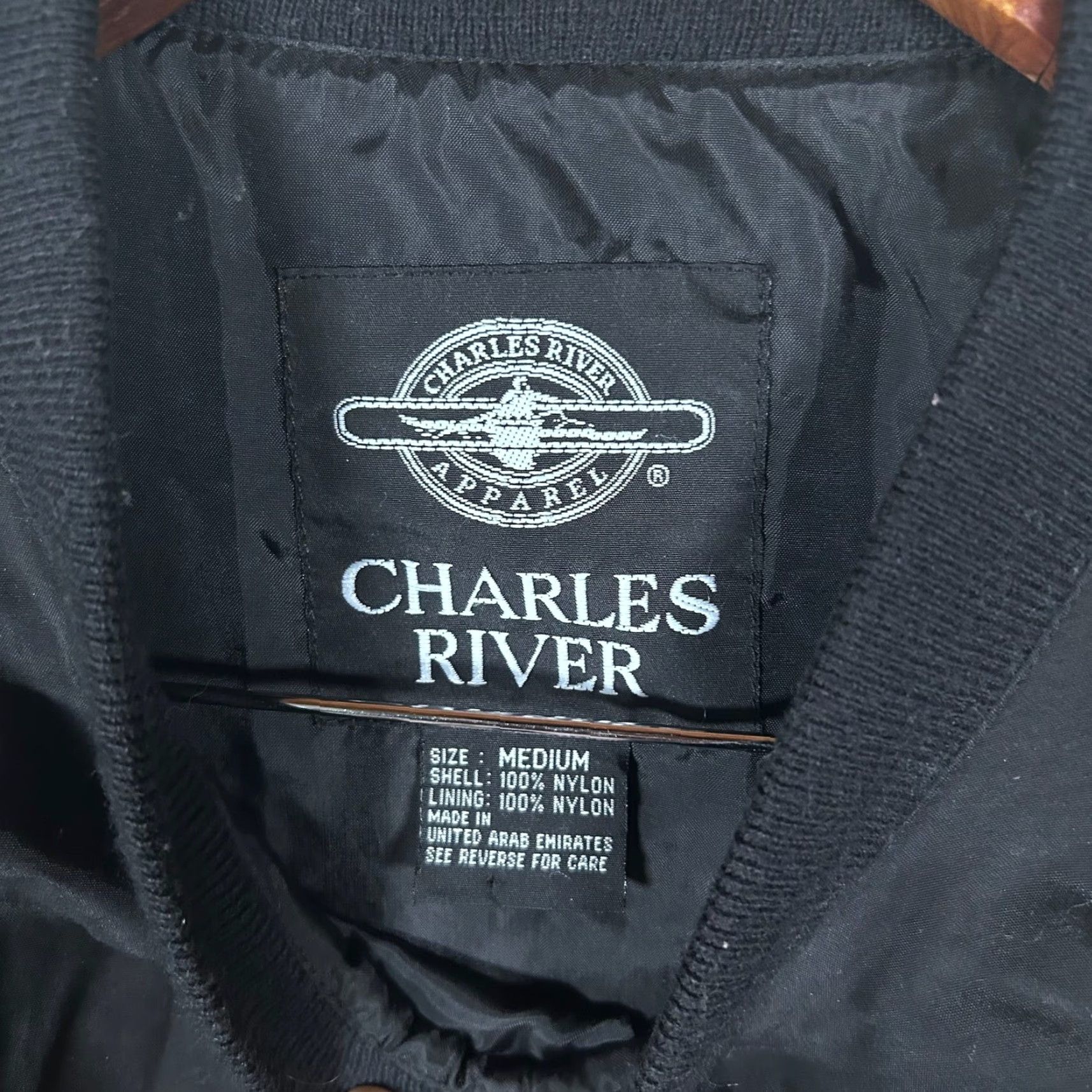 Vintage Charles River Coca-Cola Wisconsin Windbreaker Jacket M Mens Black Windbreaker Logo Embroidered Pullover Navy XD Size US M / EU 48-50 / 2 - 2 Thumbnail