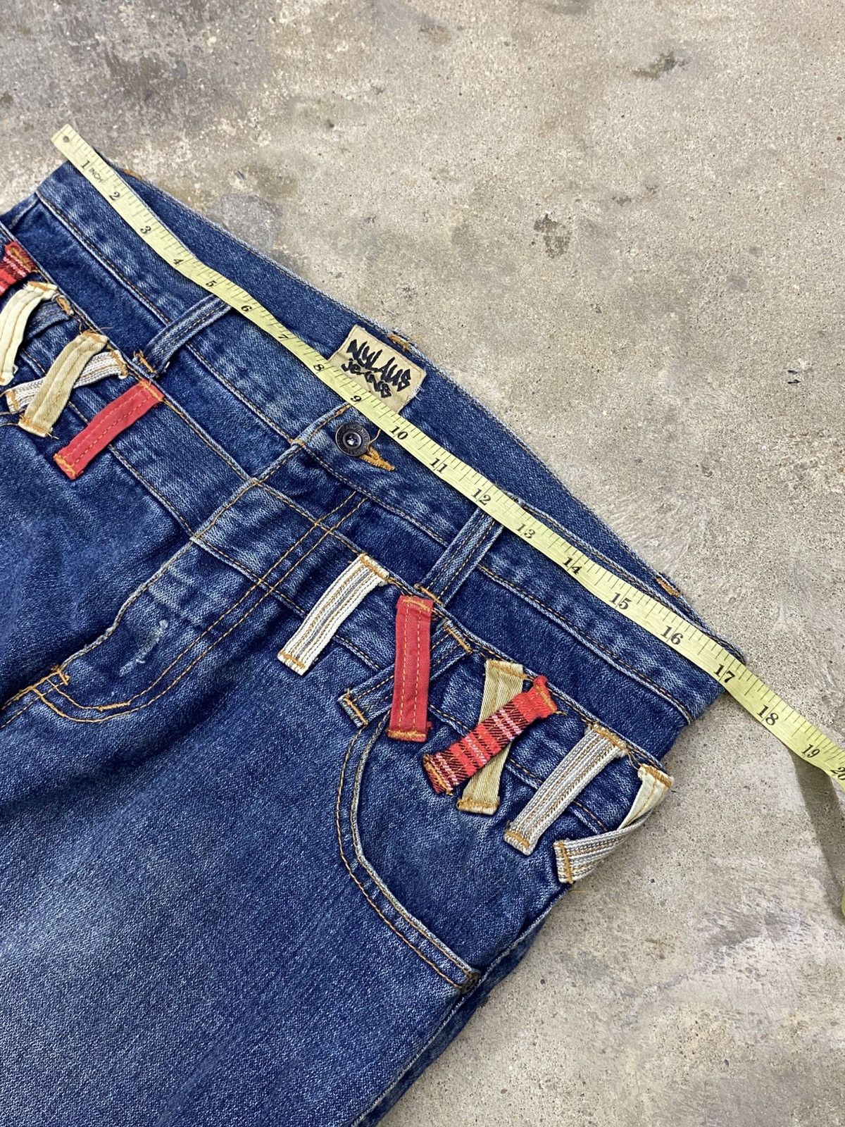 Japanese Brand Nylaus jeans pant double waist Size US 34 / EU 50 - 8 Thumbnail
