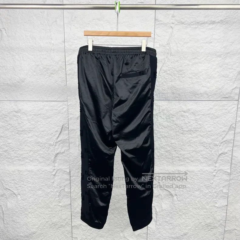 Other Fendi Black Striped Satin Drawstring Casual Trousers Size US 36 / EU 52 - 2 Thumbnail