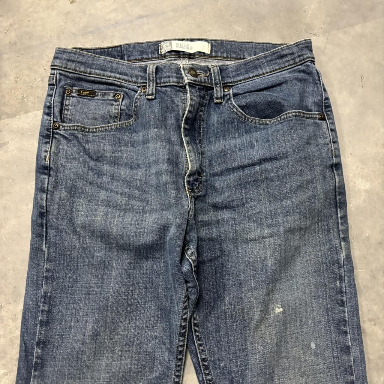 Japanese Brand × Vintage Crazy Vintage Y2K/2000s Grunge Dark Wash Denim Jeans! Size US 32 / EU 48 - 5 Thumbnail