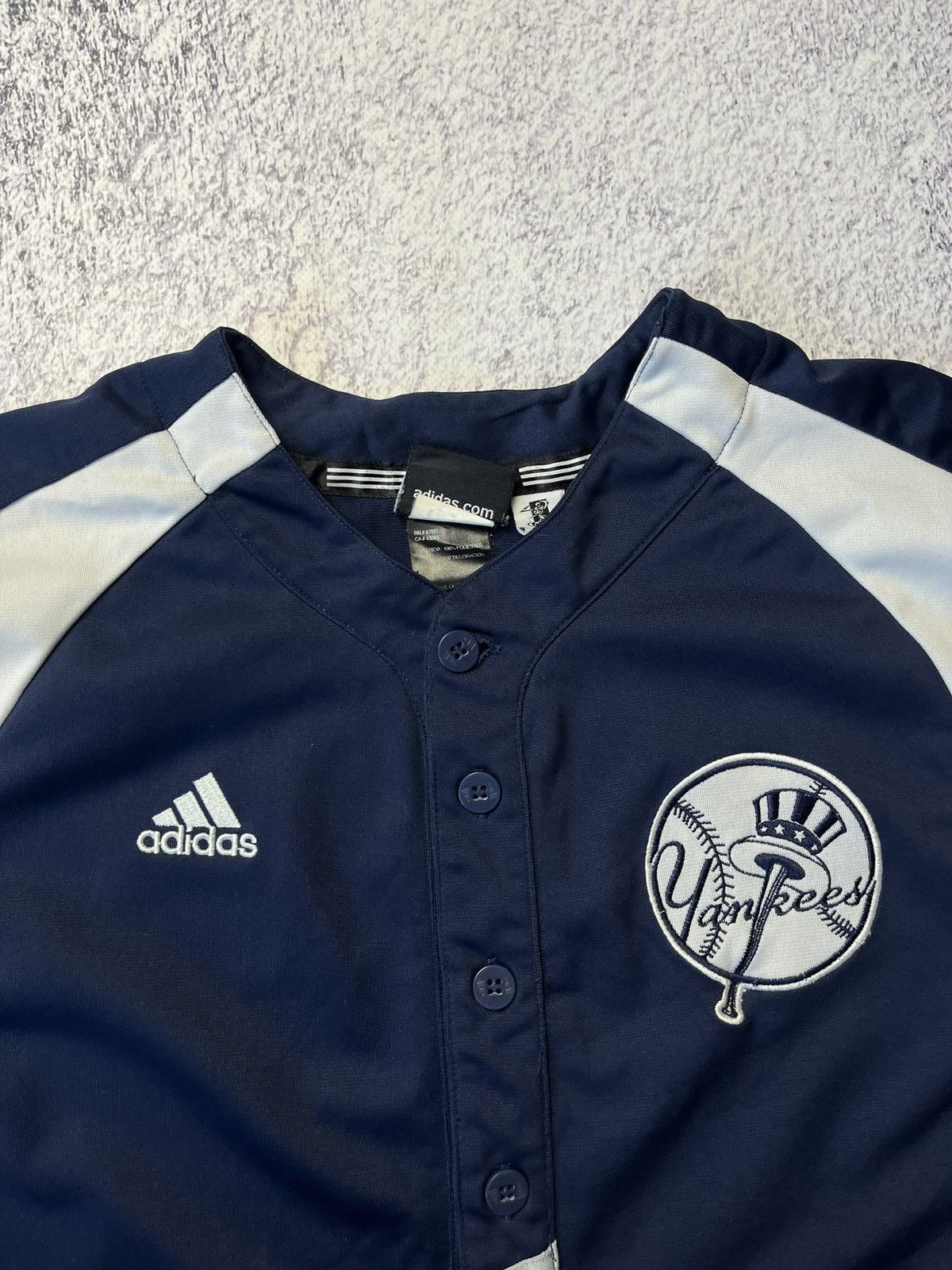 New York Yankees Vintage Adidas New York Yankees Junior Jersey #2 Jeter Size US XS / EU 42 / 0 - 7 Thumbnail