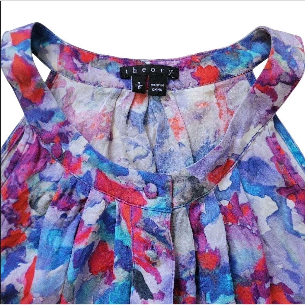 Theory Theory Multicolor Blouse | Size S Size S / US 4 / IT 40 - 3 Thumbnail