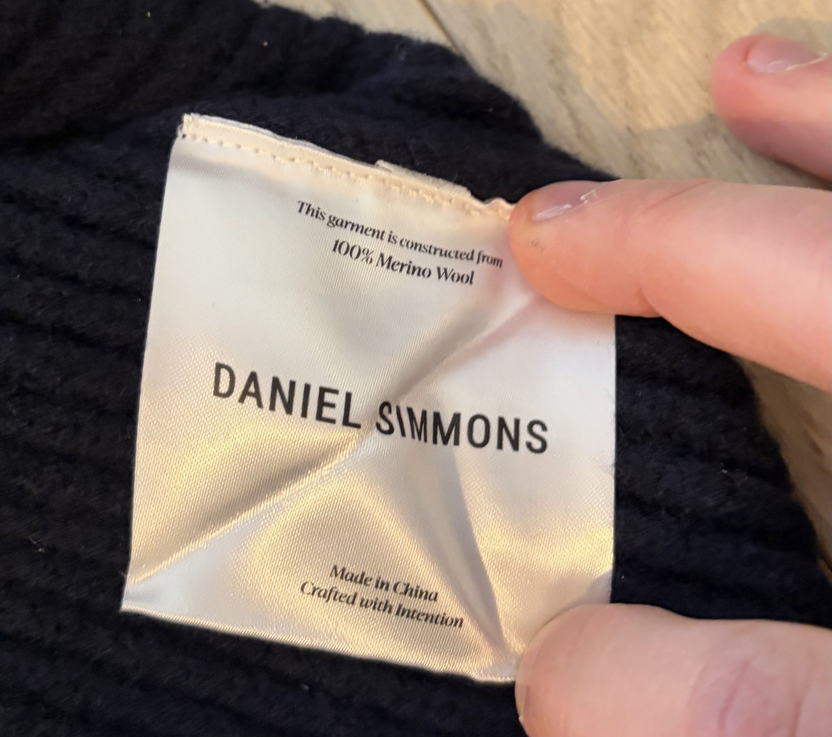 Daniel Simmons Merino Knit Sweater