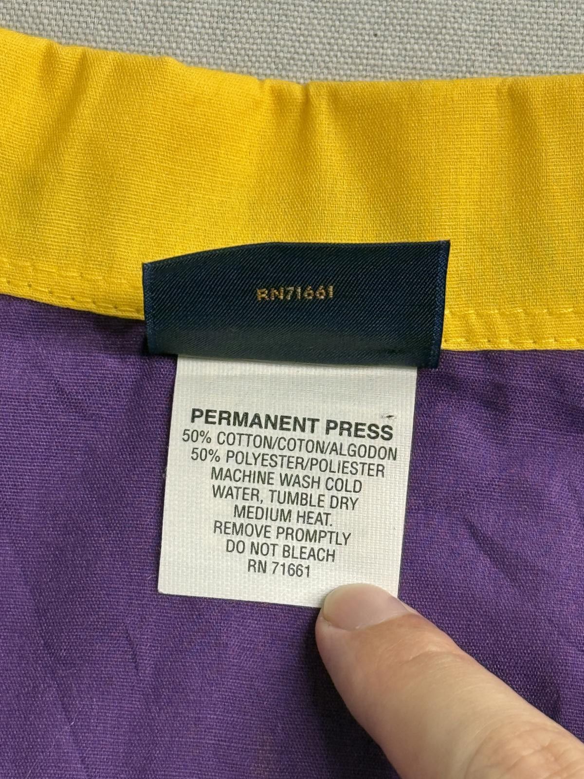 Other Vintage Bowling Collar Button Up Hilton Purple & Gold XXL Size US XXL / EU 58 / 5 - 4 Thumbnail