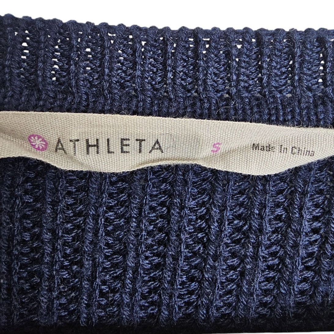 Athleta Athleta Womens Merino Wool Ribbed Sweater Size S Heavy Knit Size S / US 4 / IT 40 - 6 Thumbnail