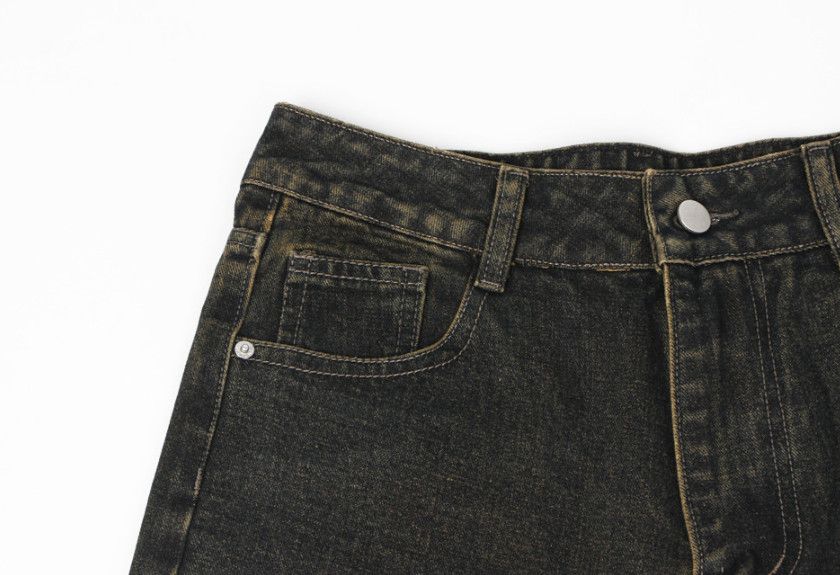 Japanese Brand Men's hippie trendy washed distressed flared jeans Size US 32 / EU 48 - 4 Thumbnail