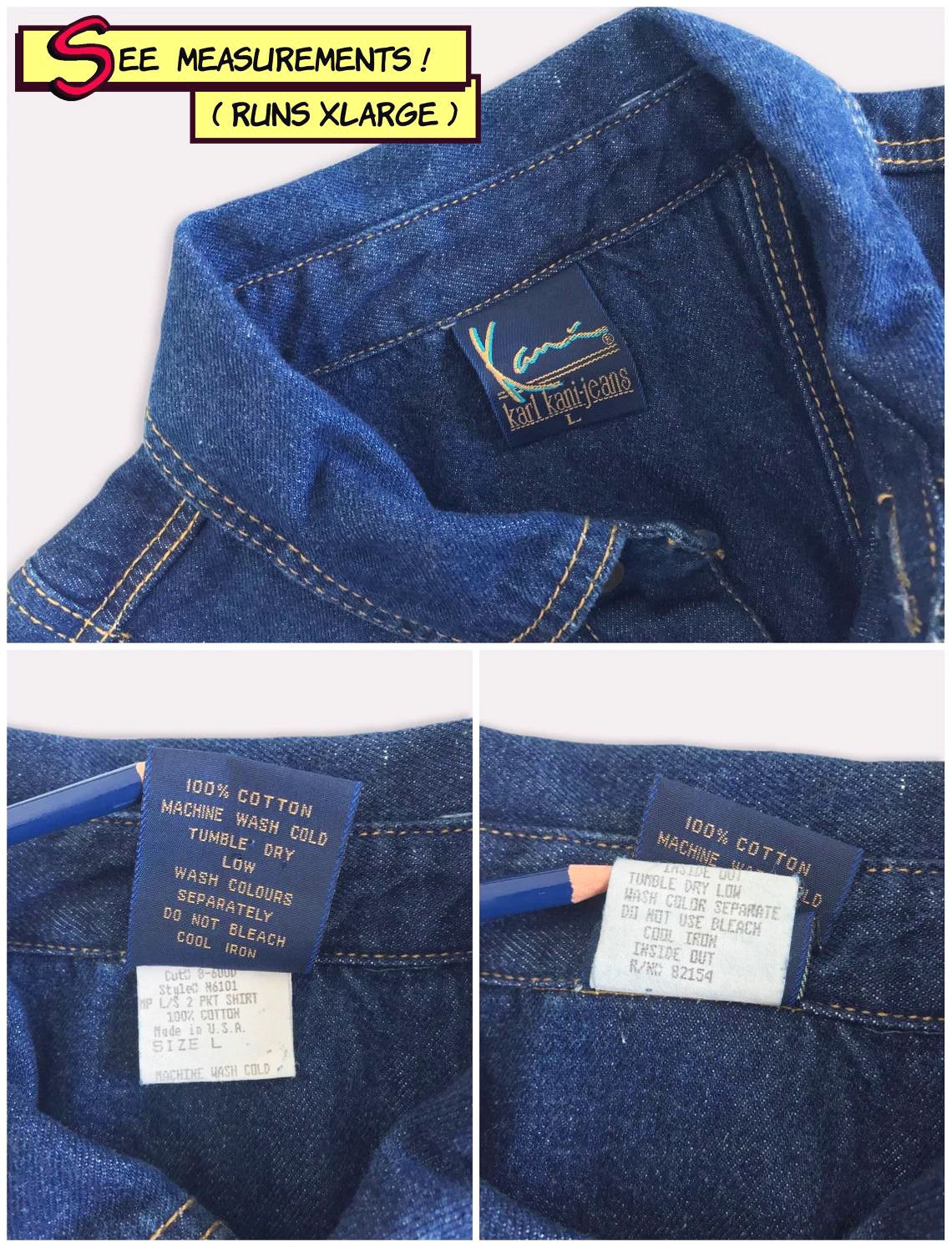 Karl Kani Vintage 90s KARL KANI Button Up Shirt Jacket 2pac Tupac Size US XL / EU 56 / 4 - 8 Thumbnail