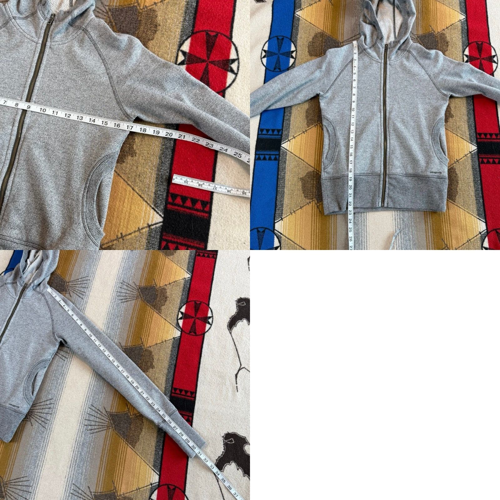 Patagonia Patagonia Women's Full Zip Hoodie Size Small Gray Outdoor Hiking Nature Size S / US 4 / IT 40 - 8 Thumbnail
