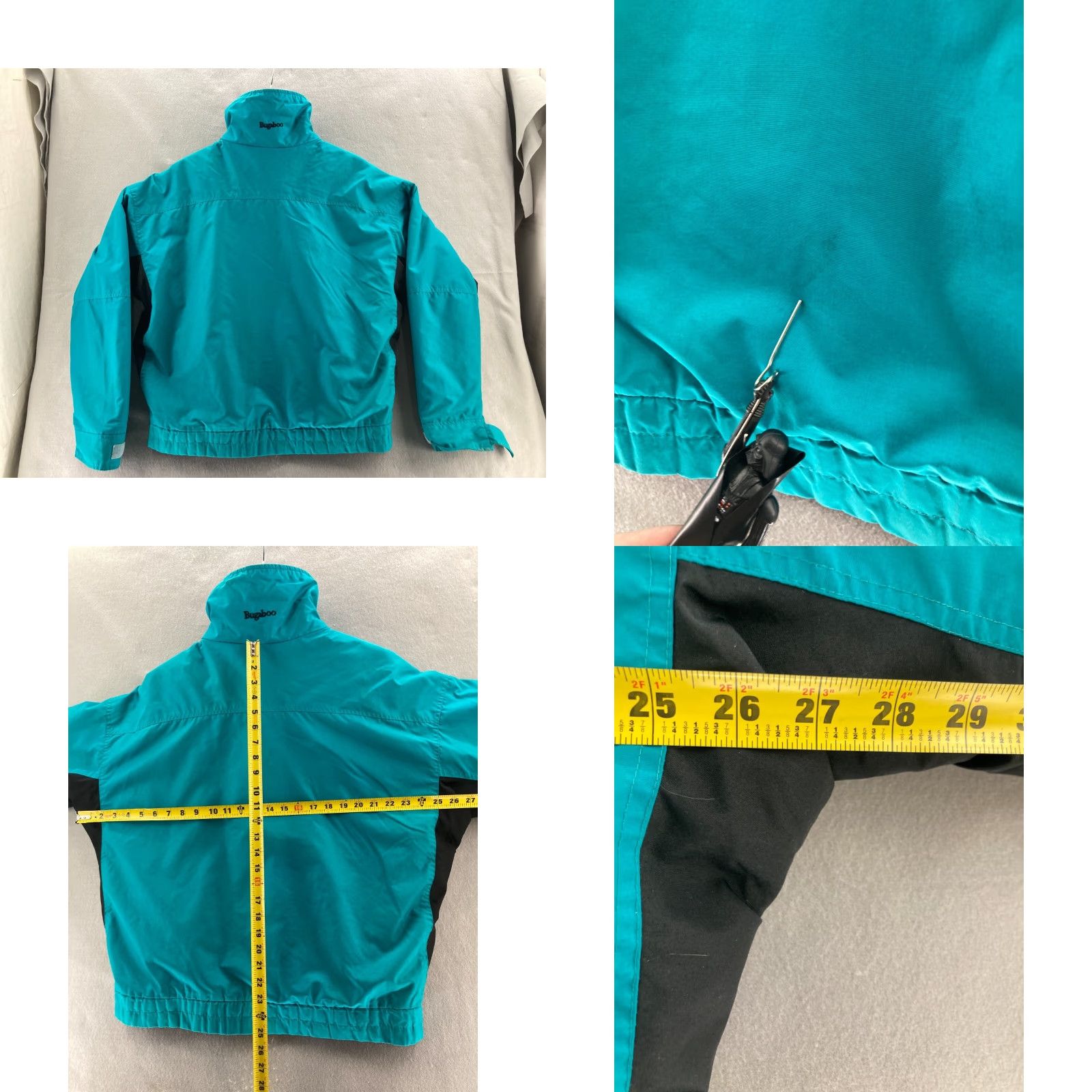 Vintage VINTAGE Columbia Coat Mens XL Blue 90s Bomber Jacket Lined Flannel Removable Inner Jacket Size US XL / EU 56 / 4 - 10 Thumbnail