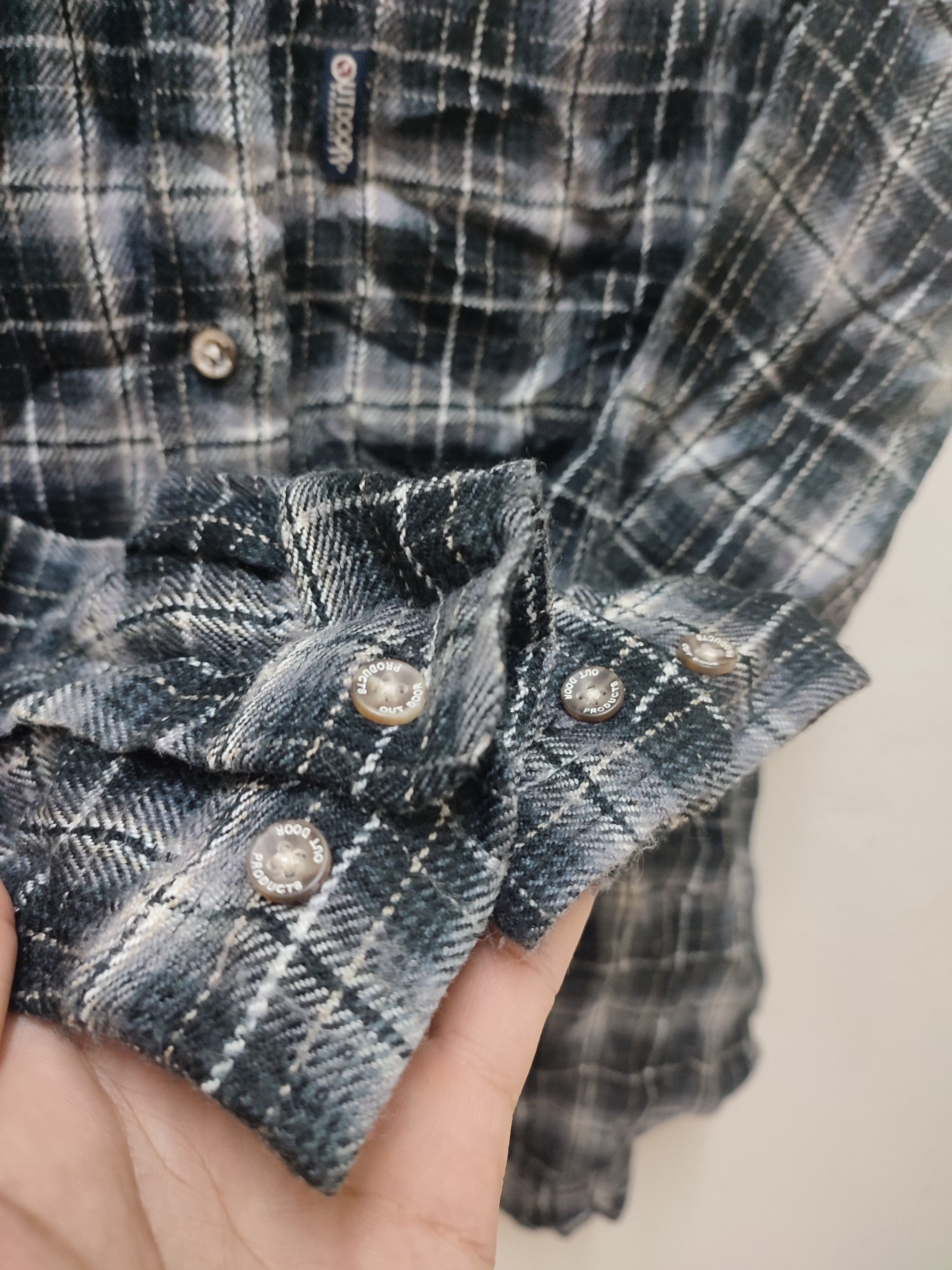Japanese Brand Vintage Outdoor Flannel Button Up Size US M / EU 48-50 / 2 - 3 Thumbnail