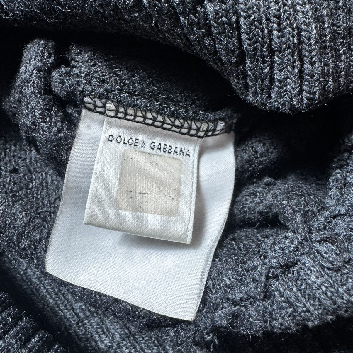 Dolce & Gabbana × Vintage Vintage black wool sweater with high neck dolce gabbana Size XS / US 0-2 / IT 36-38 - 8 Thumbnail