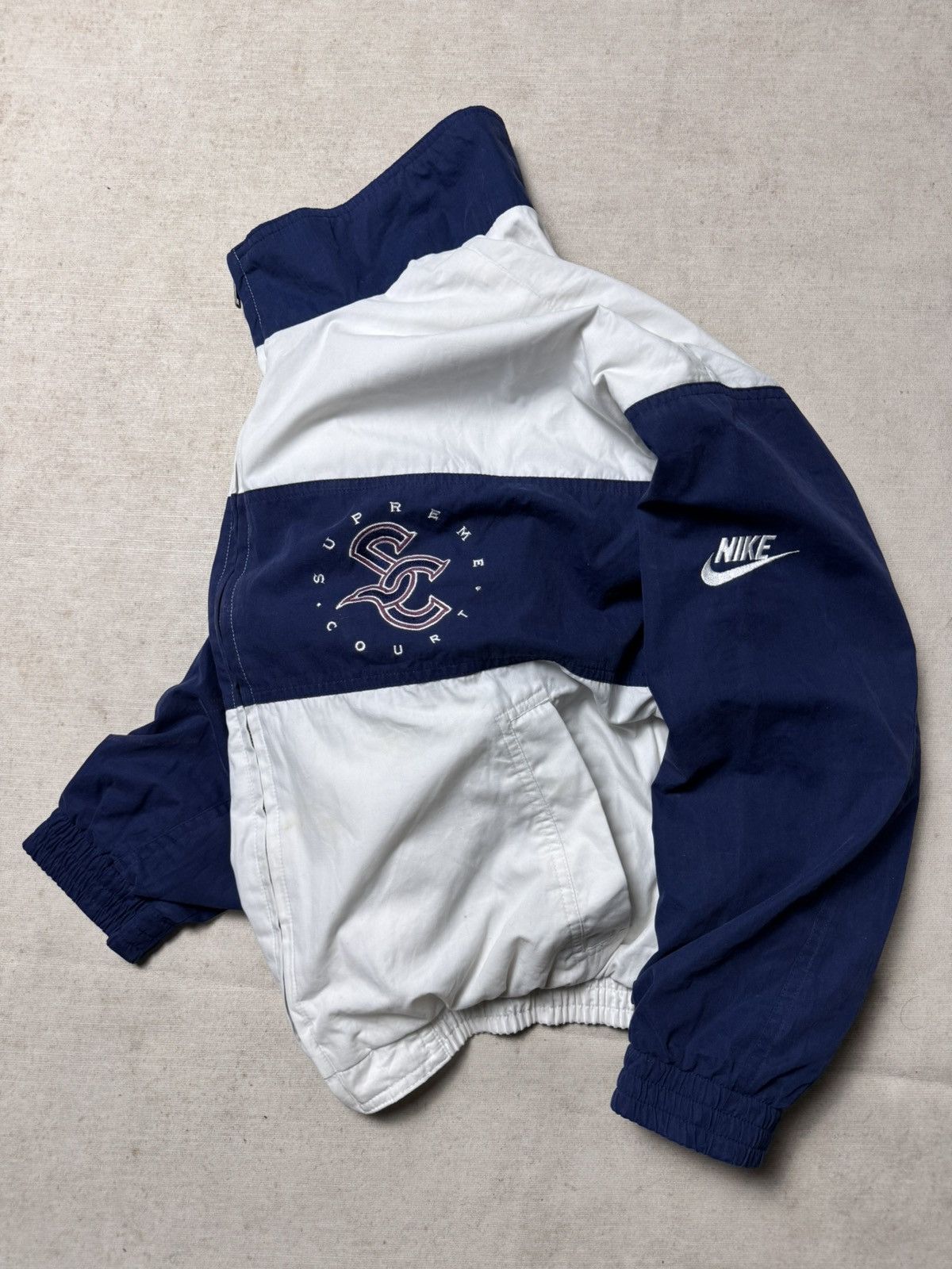 Nike Vintage 80’s Nike Supreme Court Windbreaker Jacket Size US M / EU 48-50 / 2 - 7 Thumbnail