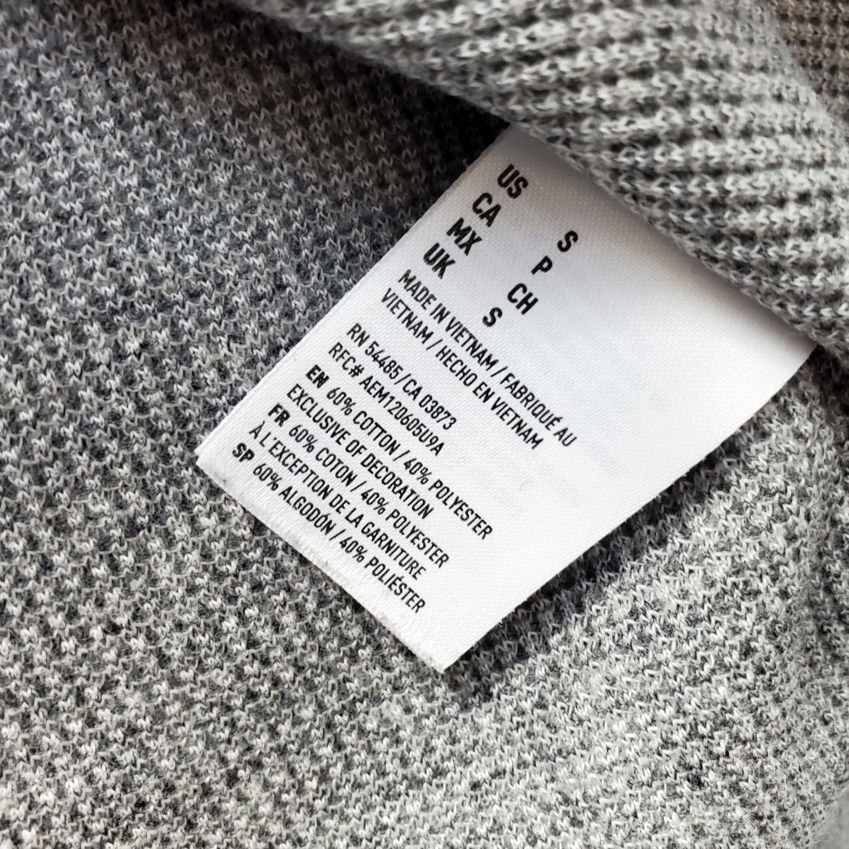American Eagle Outfitters American Eagle Sweatshirt Mens S Gray Classic Fit Pullover Crew Neck Long Sleeve Size US S / EU 44-46 / 1 - 7 Thumbnail