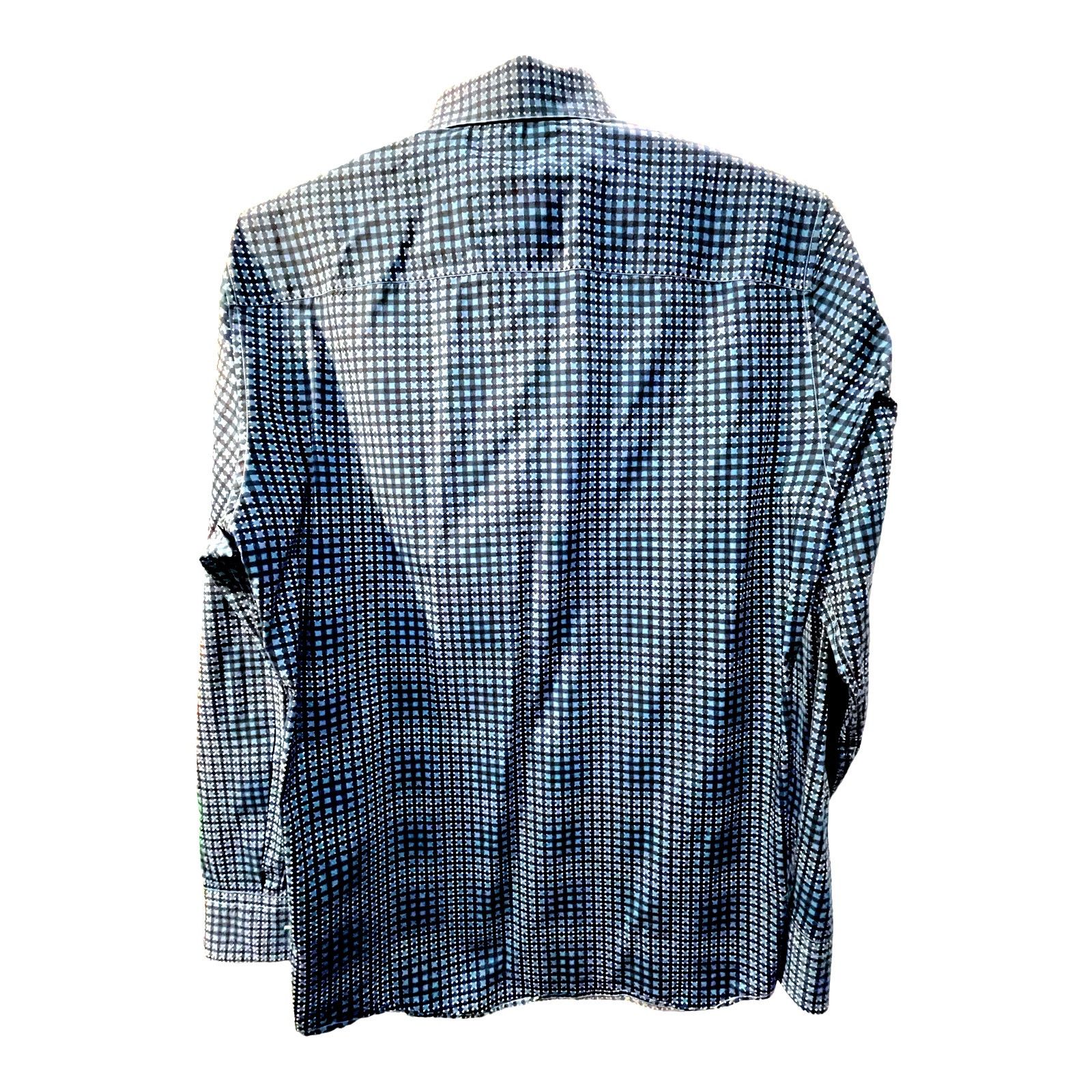 Z Zegna 🔴 Z Zegna Button Down Shirt - Blue Size US XXS / EU 40 - 3 Thumbnail