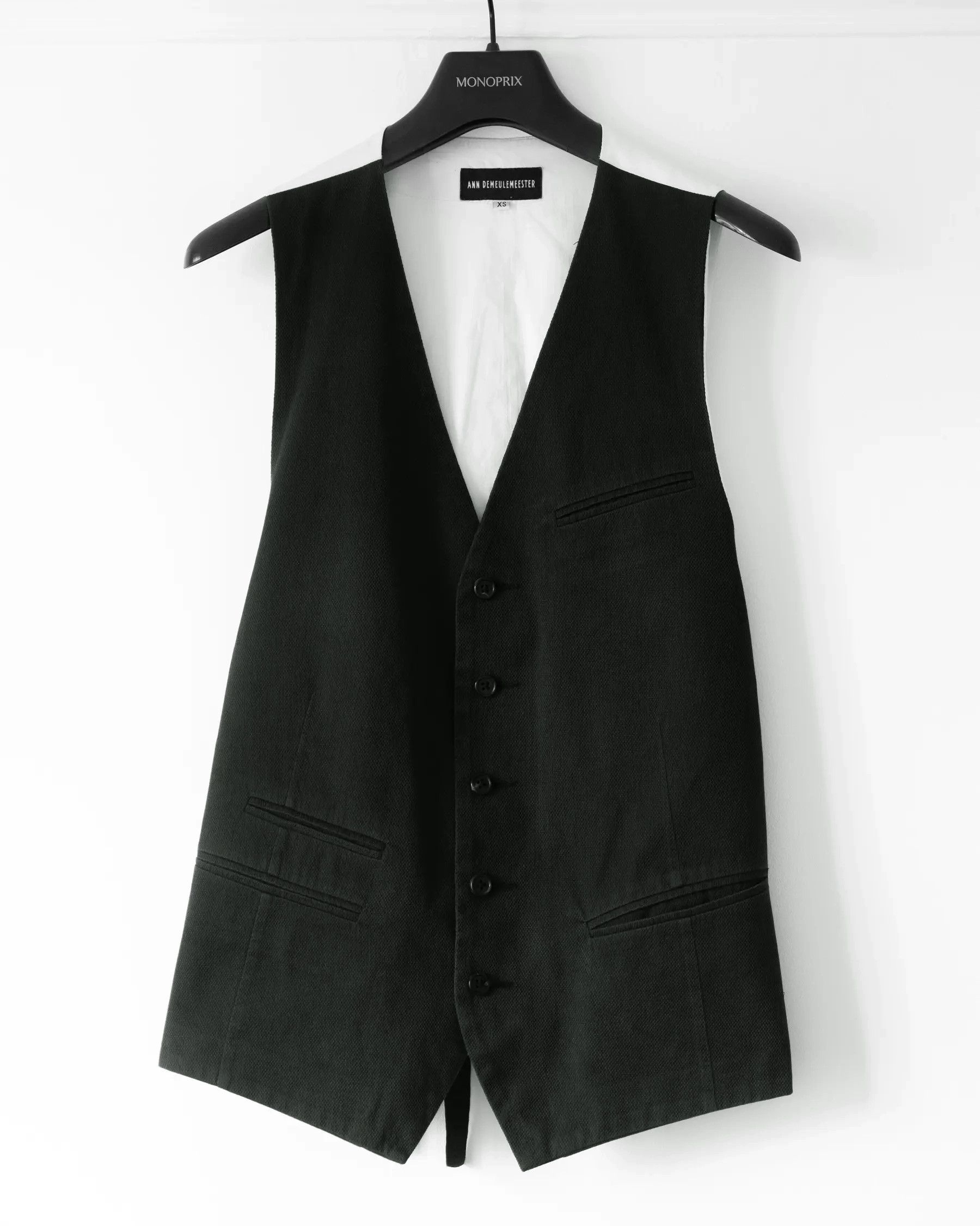 Ann Demeulemeester Contrast Back Waistcoat Size US S / EU 44-46 / 1 - 1 Thumbnail