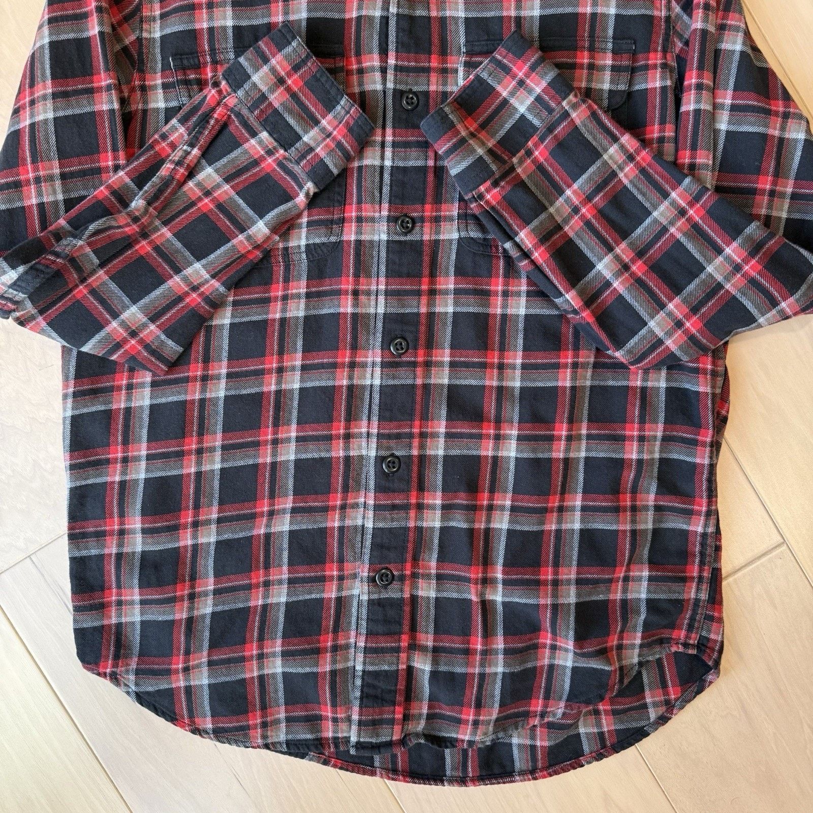 Filson Filson Scout Shirt S Black Red Lightweight Cotton Flannel Size US S / EU 44-46 / 1 - 5 Thumbnail
