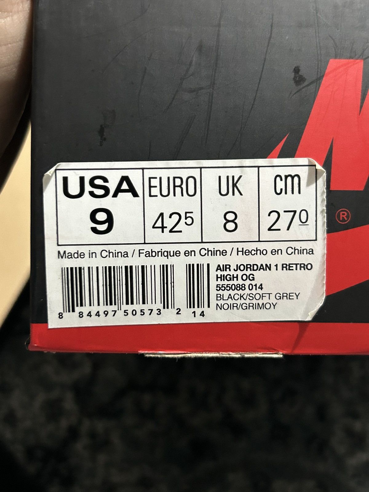 Jordan Brand Jordan 1 shadow high 2013 Size US 9 / EU 42 - 7 Thumbnail