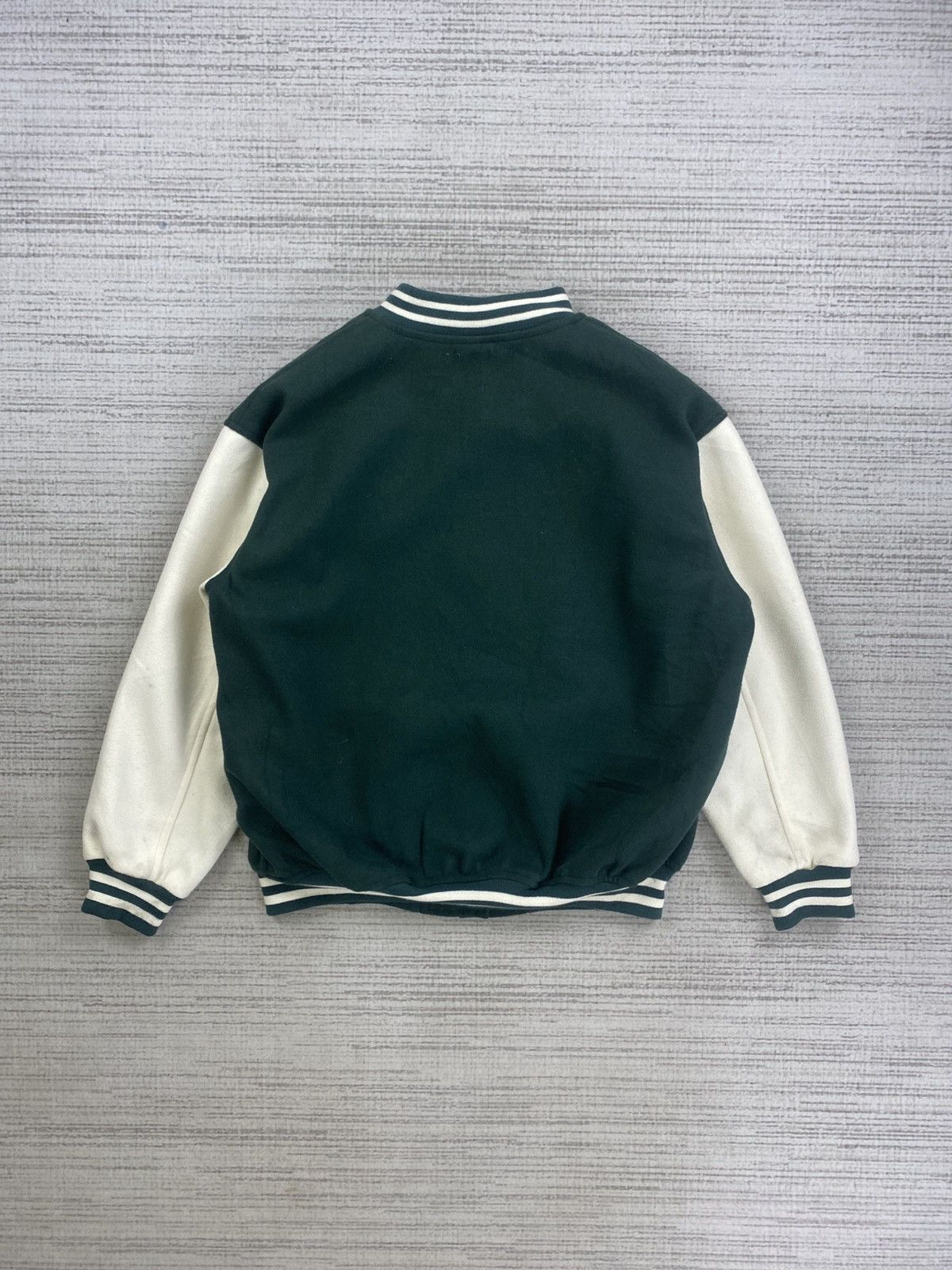 Japanese Brand × Vintage Vintage C.O.R.Z.A Premium Forest Green Button Varsity Jacket Size US L / EU 52-54 / 3 - 2 Thumbnail