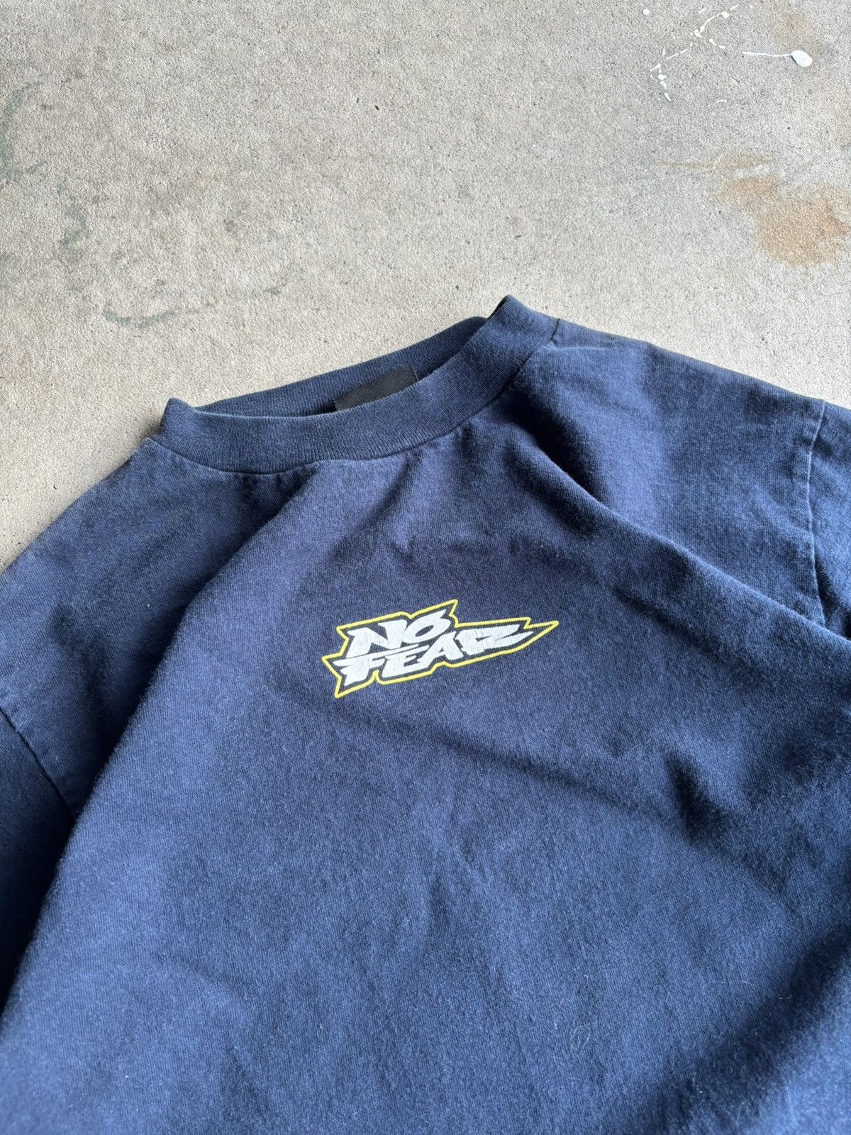 No Fear Vintage Y2K Early 2000s No Fear Flame Jnco Style Long-sleeve Size US S / EU 44-46 / 1 - 3 Thumbnail